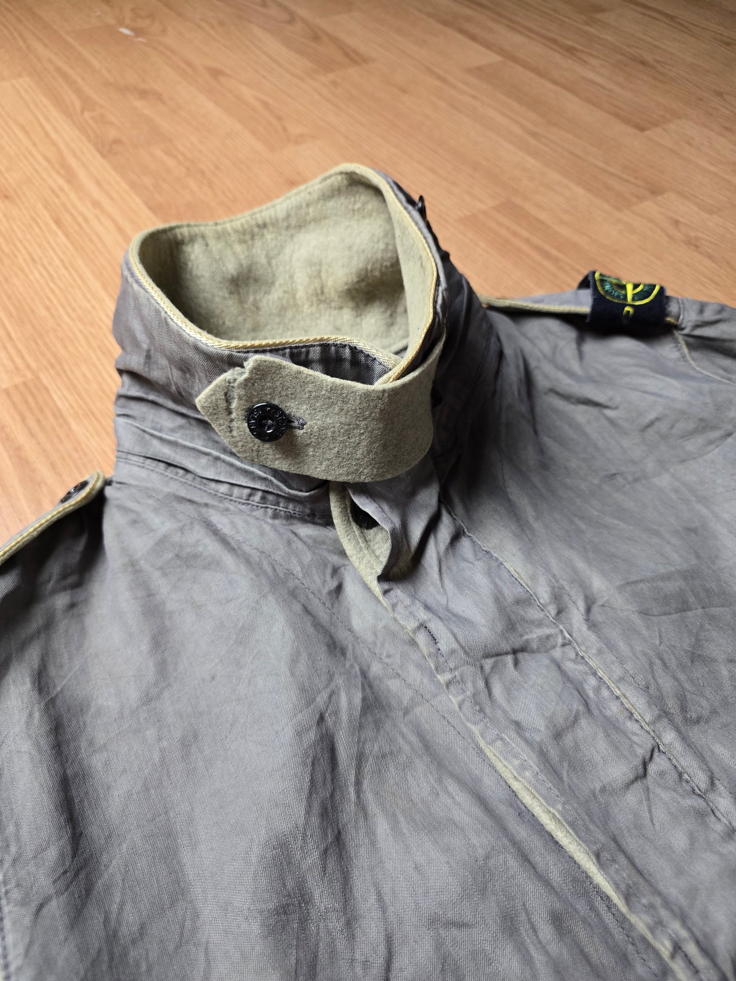 Stone Island AW06 Spalmatura Coated Lino Mix Dutch Rope Jacket (L/M)