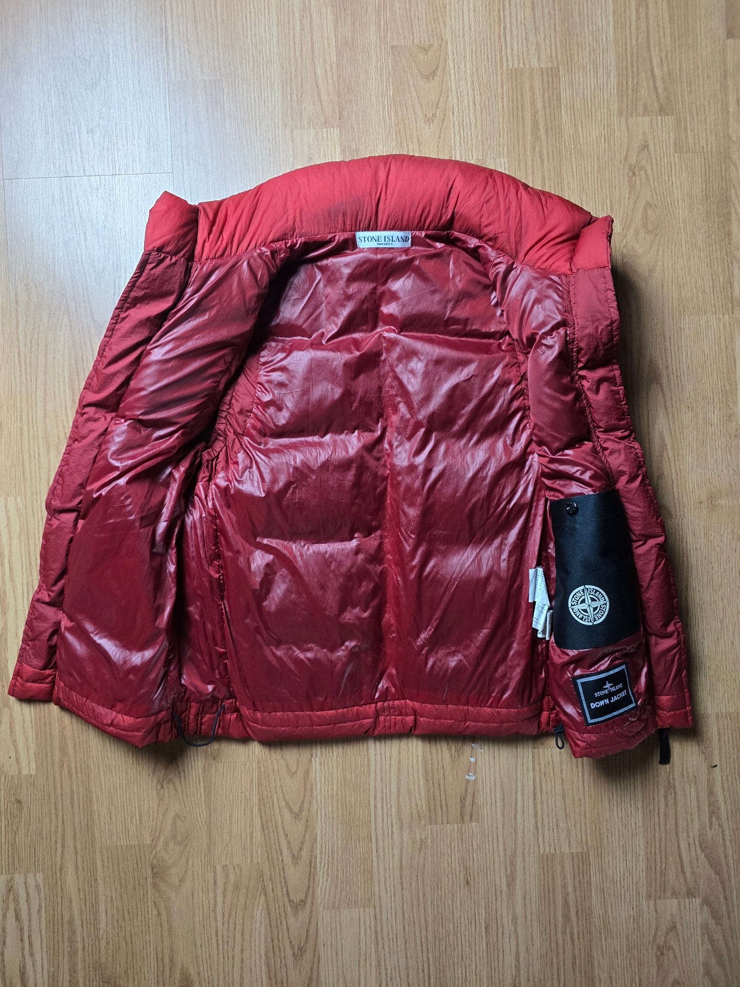 Stone Island AW09 Opaque Nylon Tella Down Mesh Badge Gilet (S)