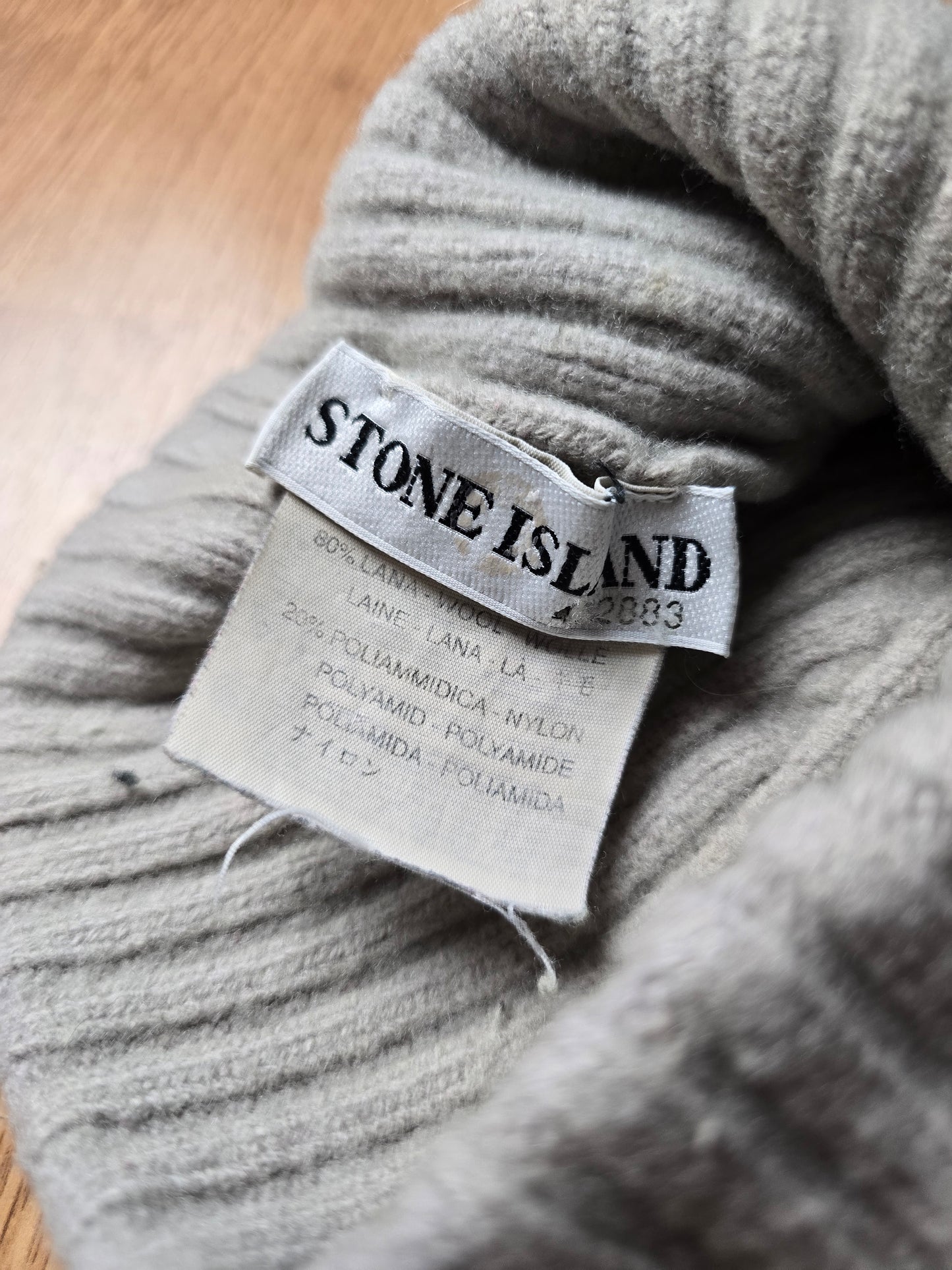 Stone Island AW01 Ribbed Wool Beanie