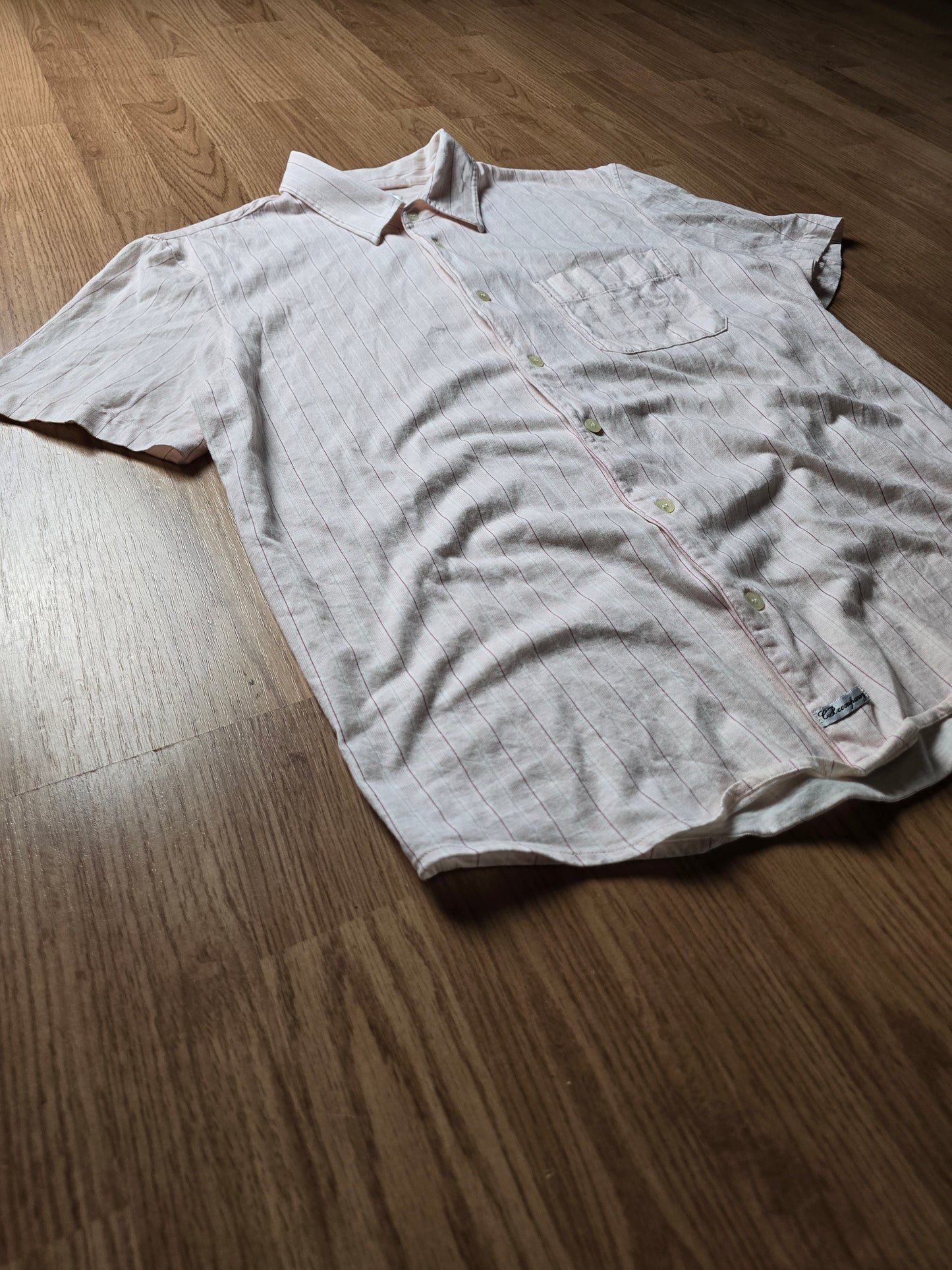 C.P. Company SS04 Pinstripe Cotton Shirt (M)