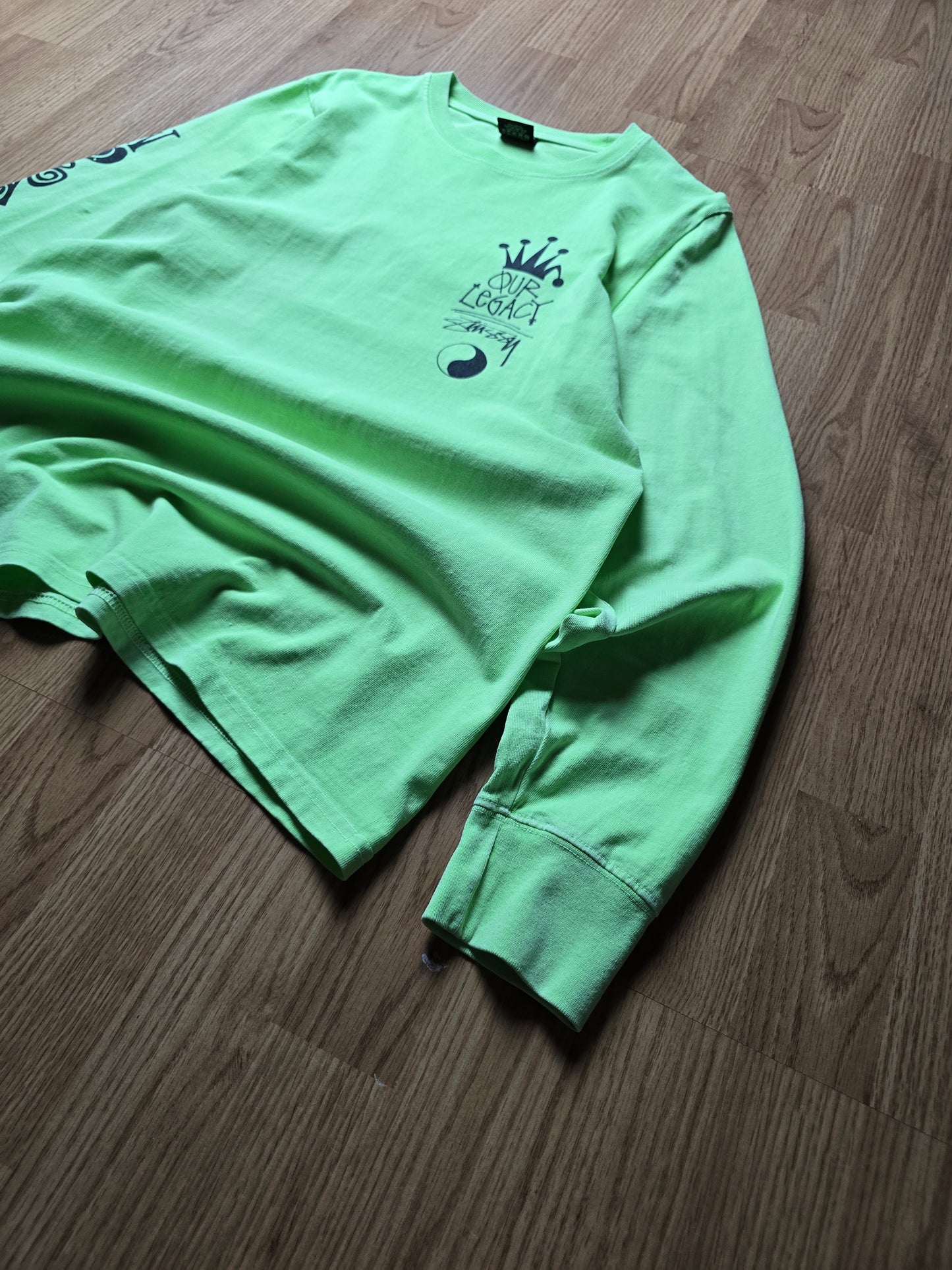Stussy x Our Legacy Workshop Crown Logo Long Sleeve T-shirt (S)