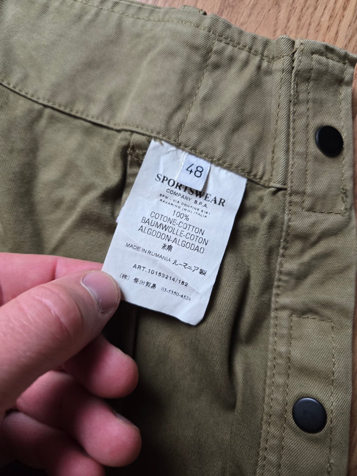 Vintage Stone Island Baggy Parachute Flight Cargo Pants (32x32)