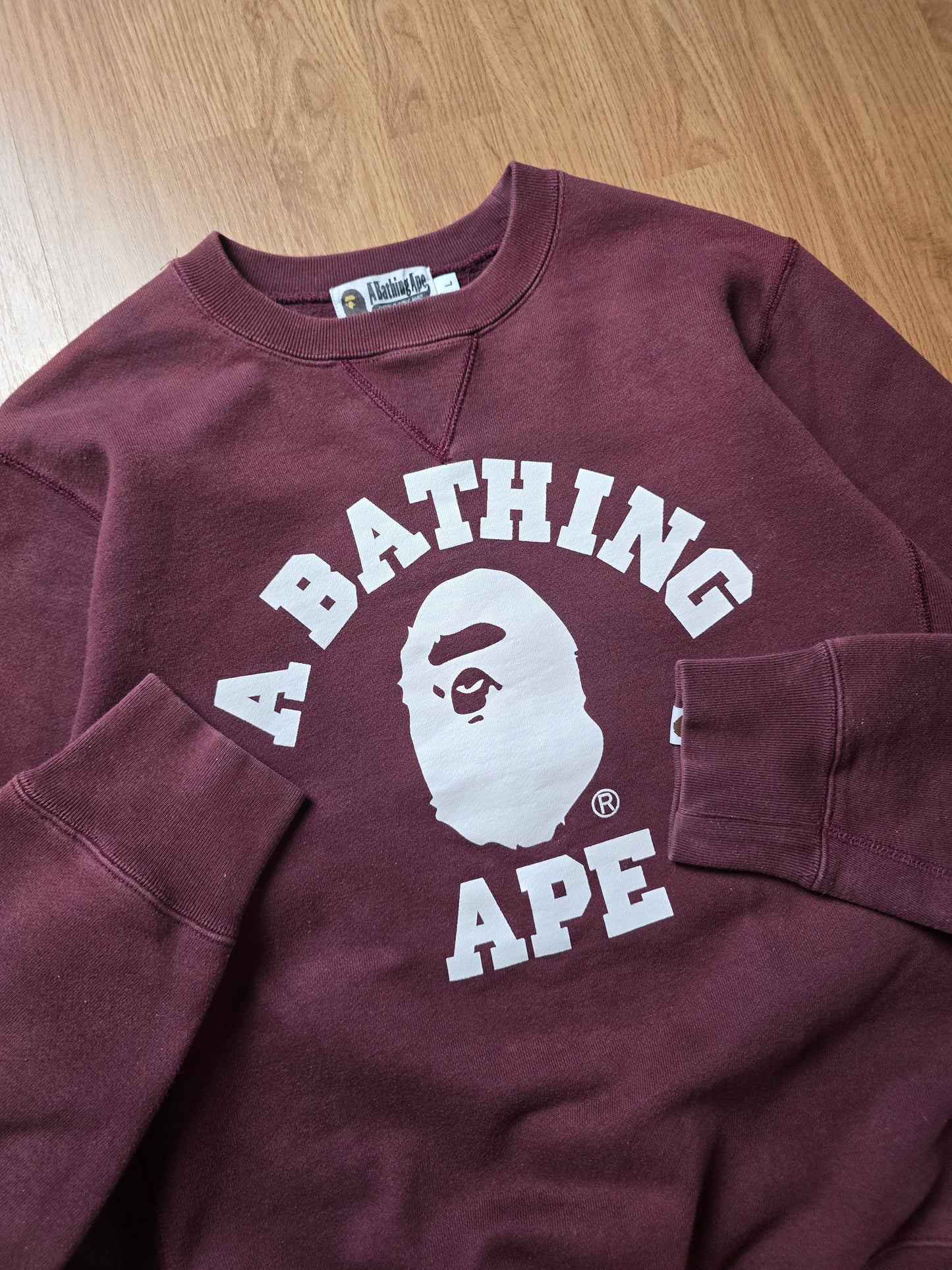 Bape College Crewneck Sweatshirt (M)