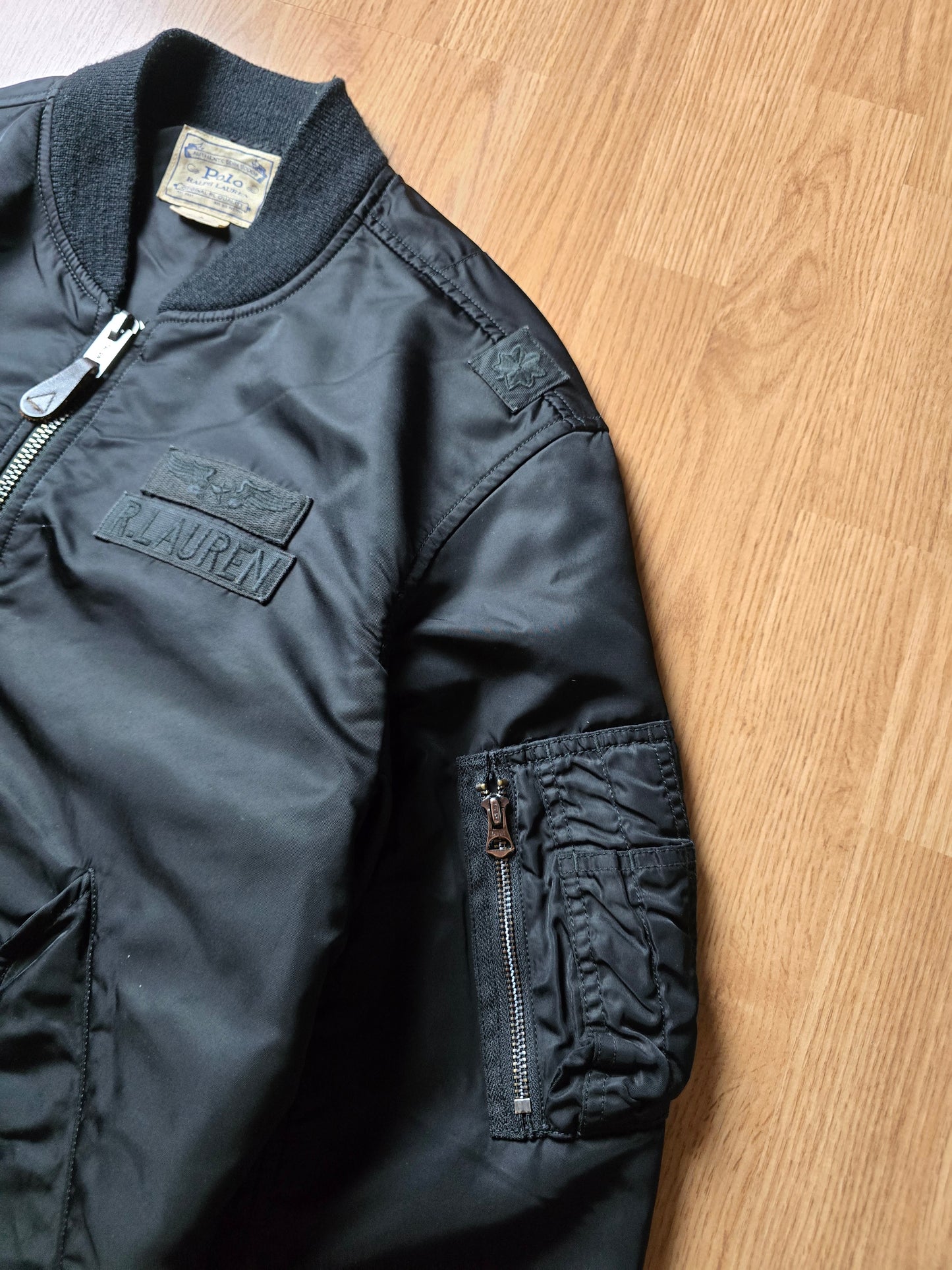 Polo Ralph Lauren Twill  Flight Bomber Jacket (M)