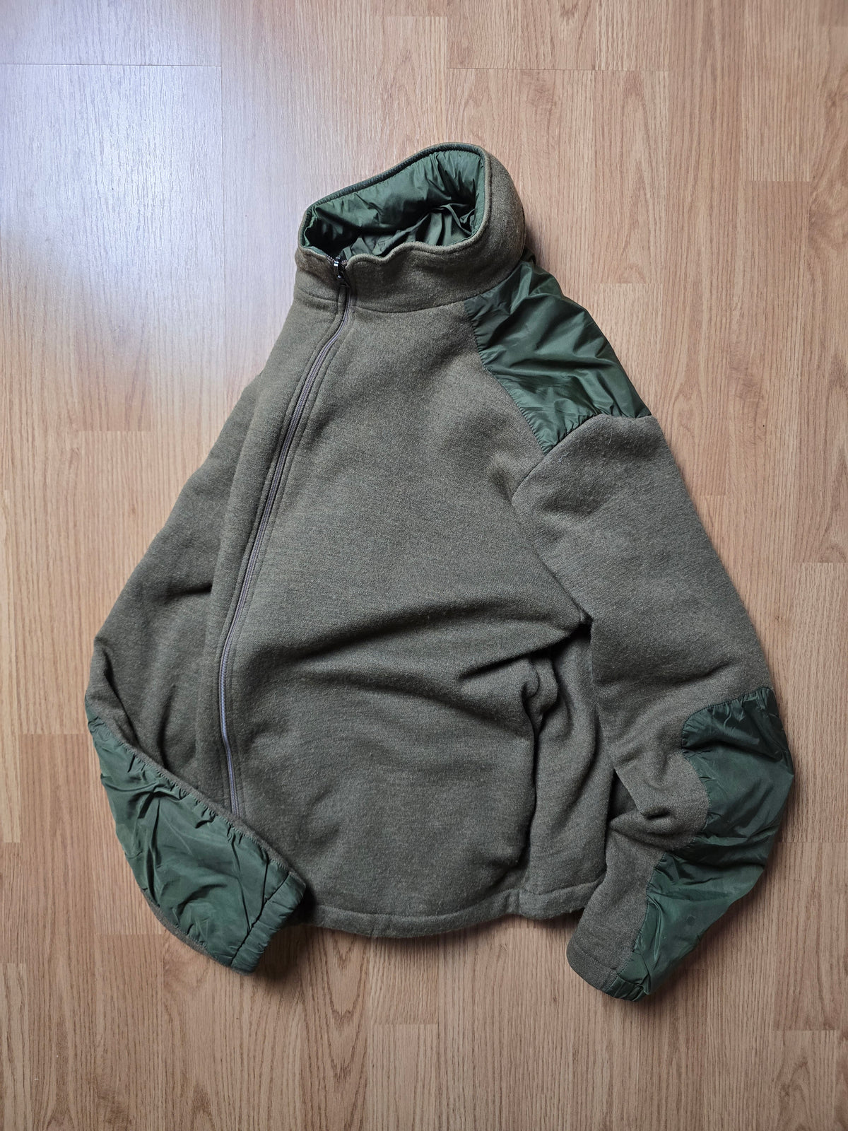 Prada Padded Wool & Nylon Reversible Hybrid Jacket (M)