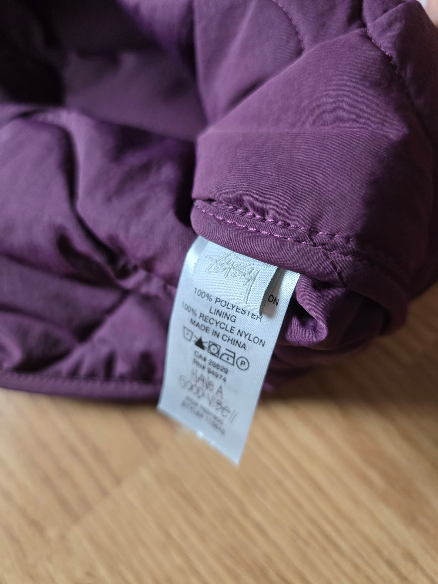 Stussy Recycled Nylon Liner Vest (L)