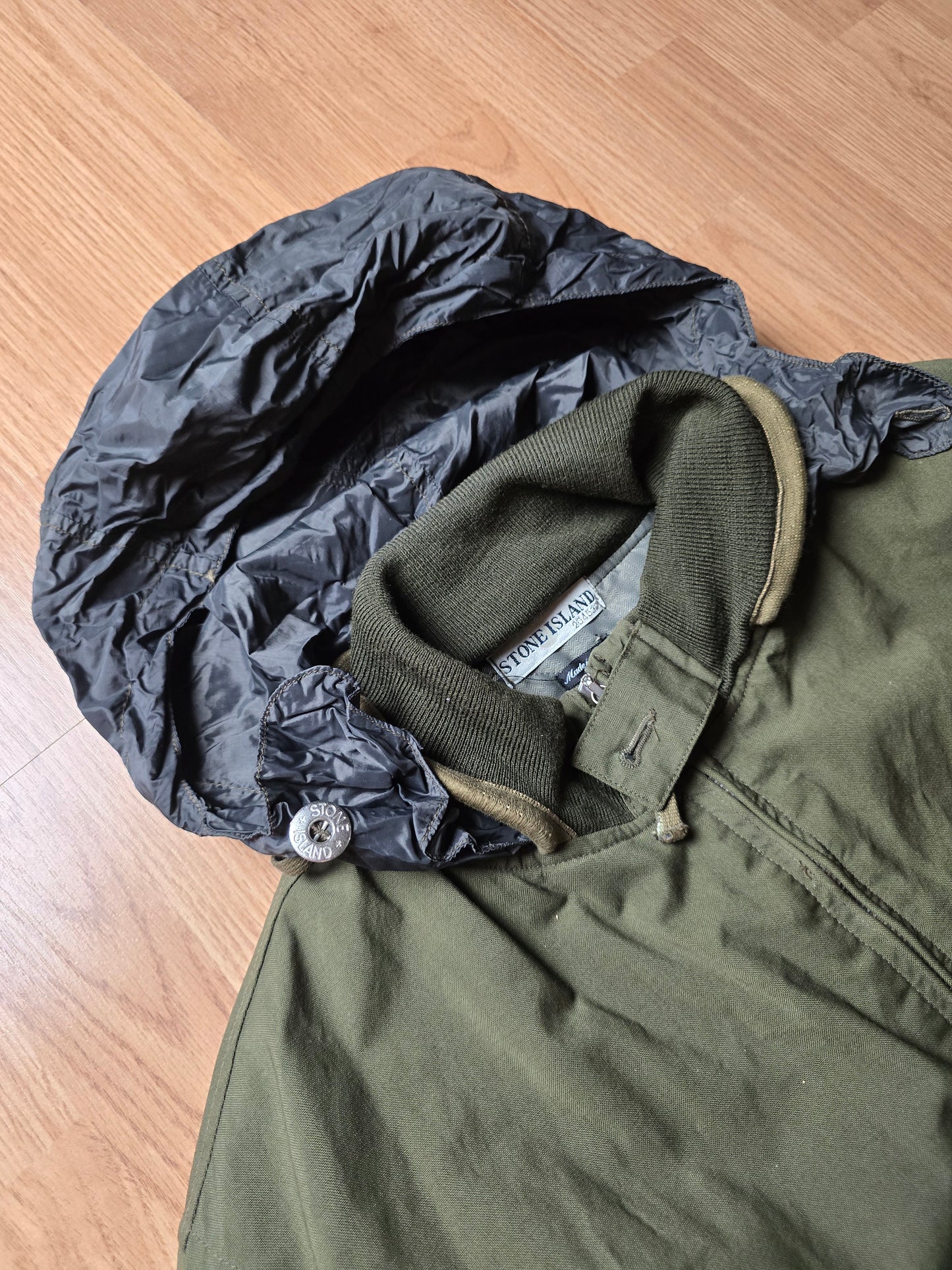 Vintage Stone Island AW01 Wool Canvas Jacket (XL)