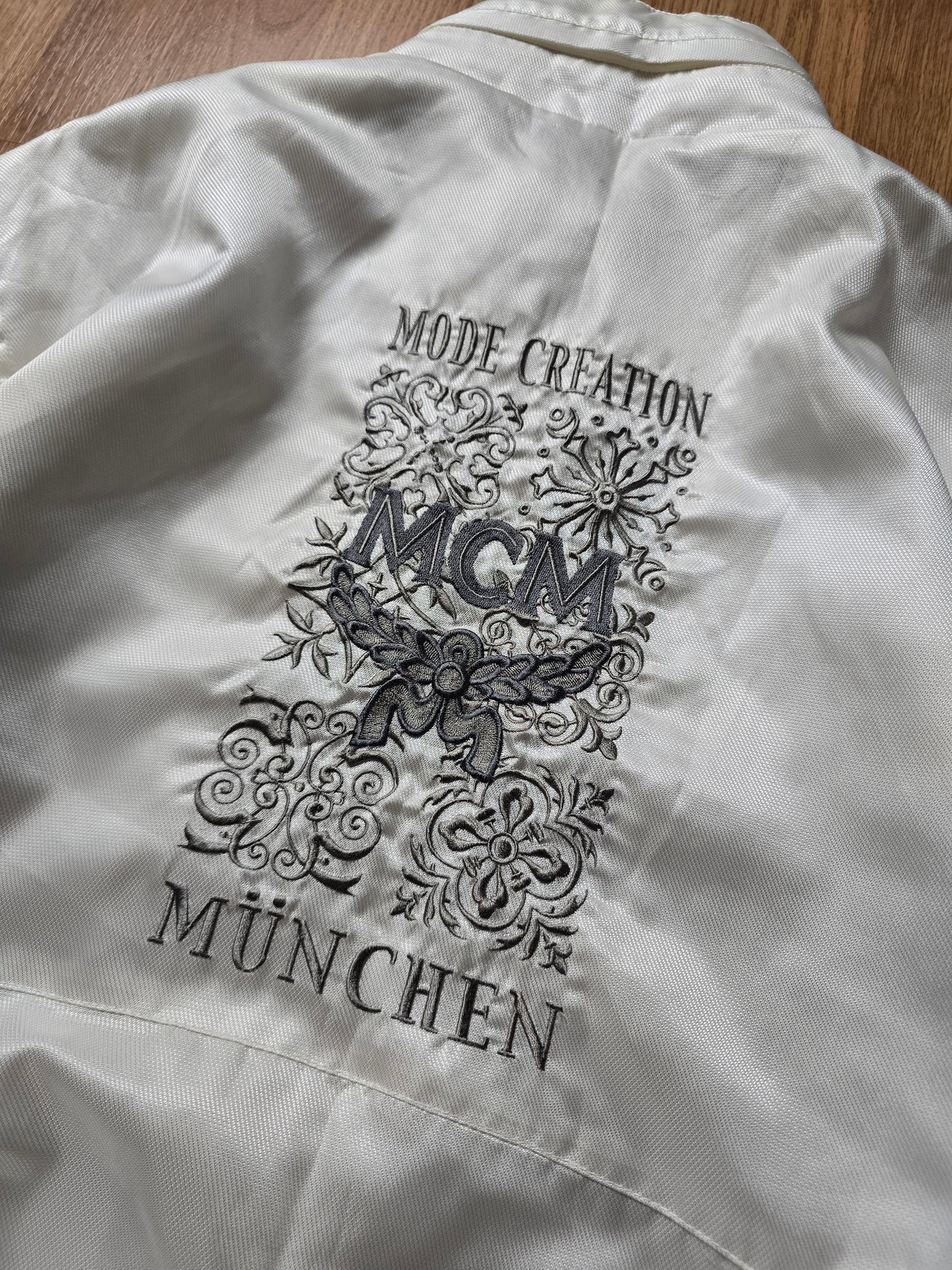 Vintage MCM Zip Up Track Jacket (L)