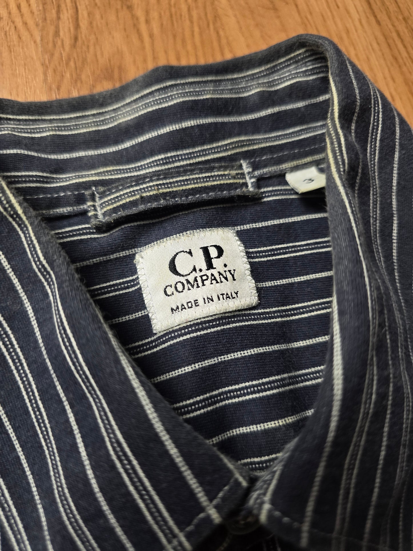 C.P. Company SS04 Pinstripe Cotton Shirt (M)