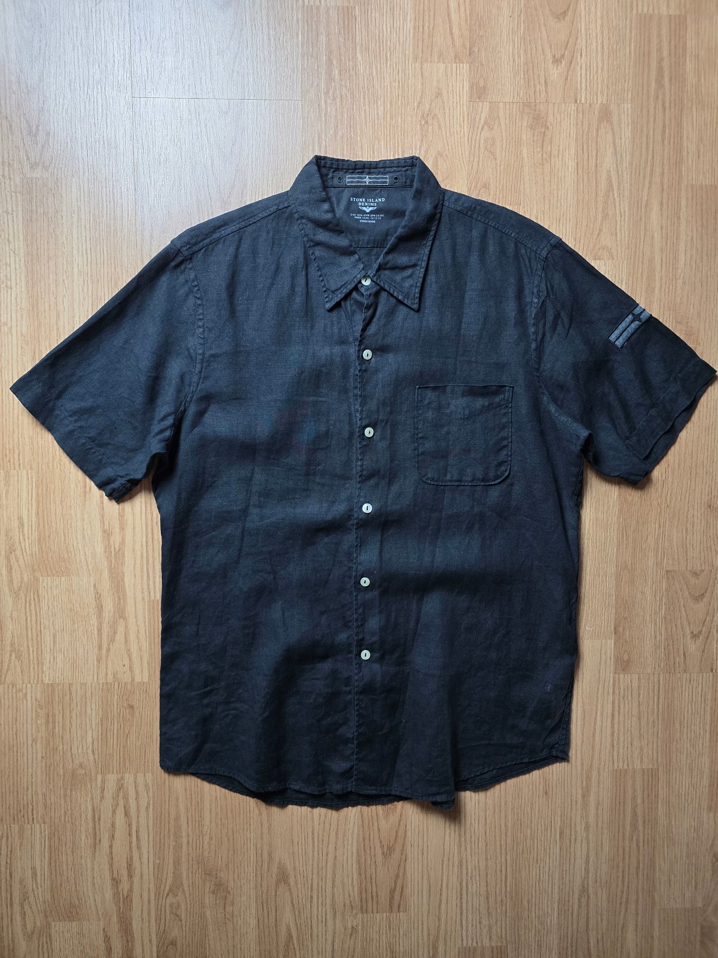Stone Island Denims SS08 Lino Flax Button Shirt (M/L)