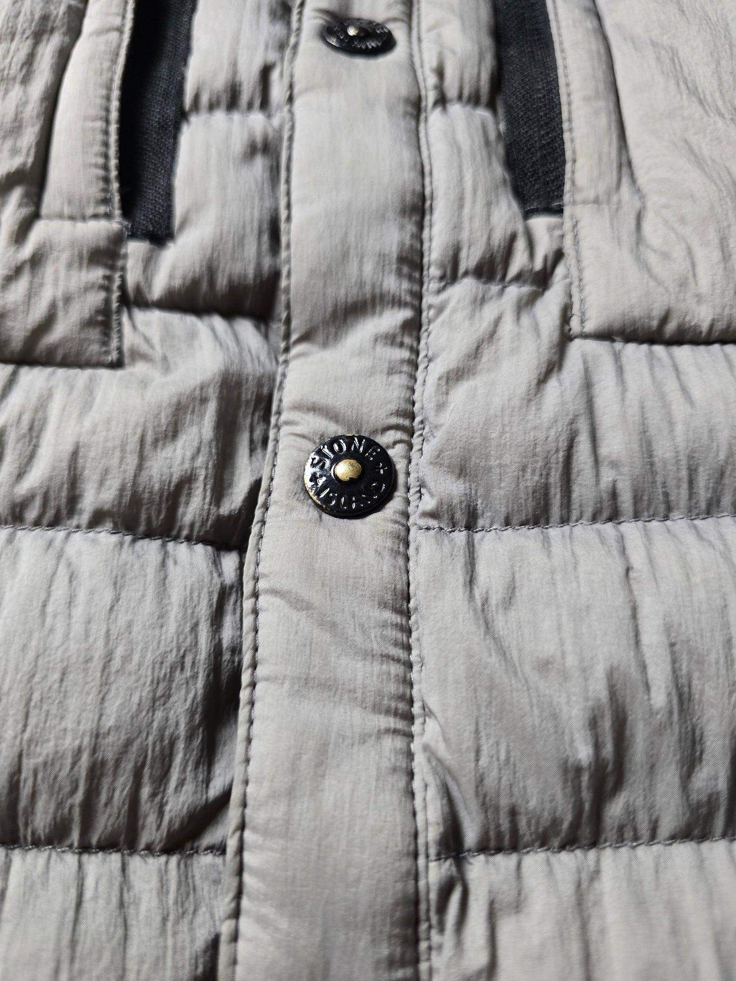 Stone Island Garment Dyed Micro Yarn Down Overshirt Jacket (S)