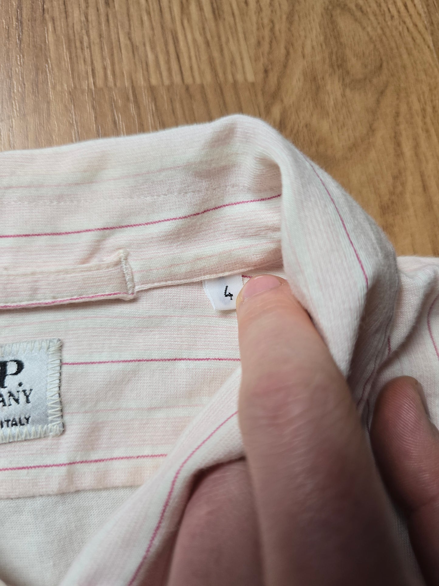 C.P. Company SS04 Pinstripe Cotton Shirt (M)