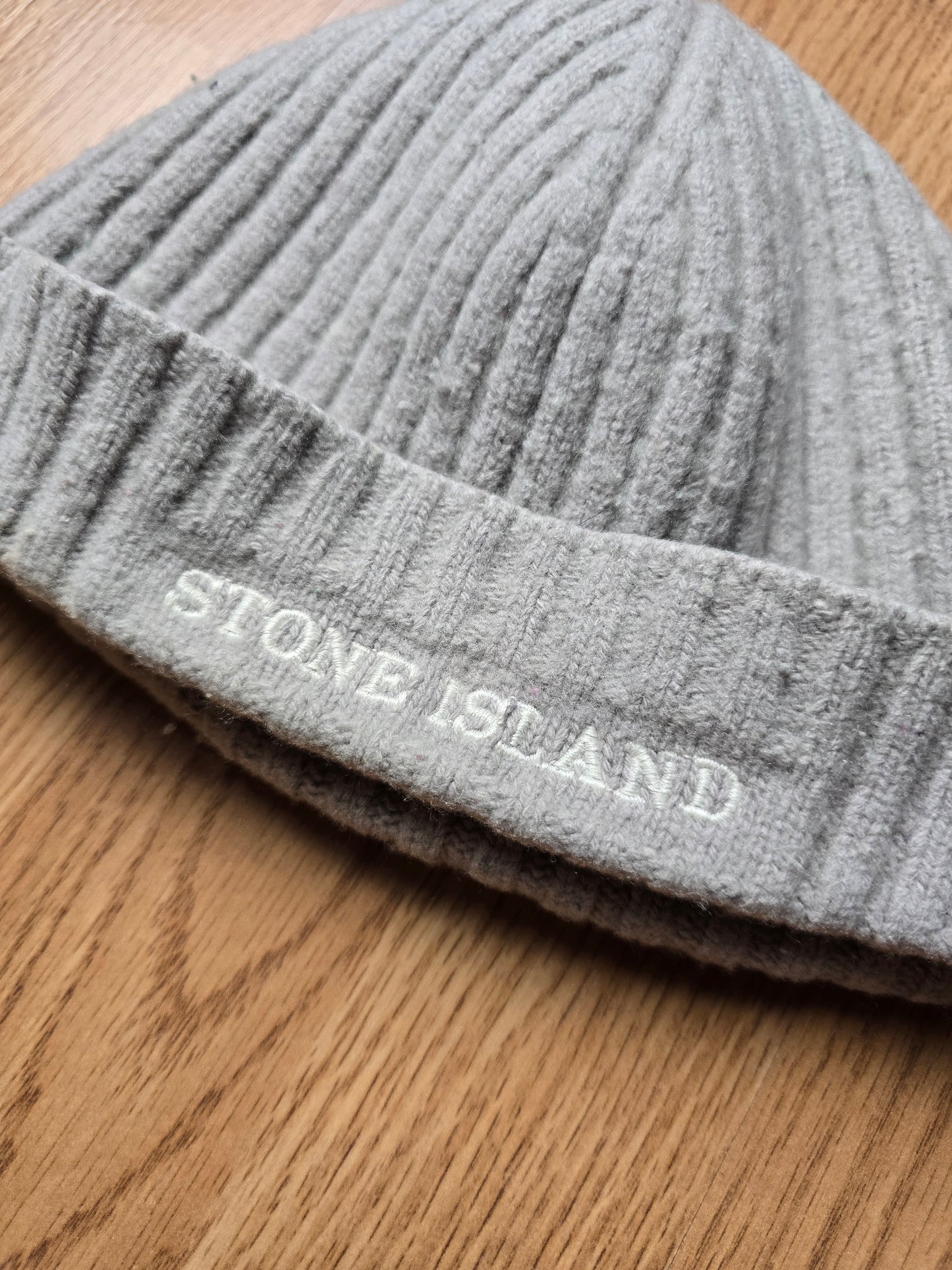 Stone Island AW01 Ribbed Wool Beanie