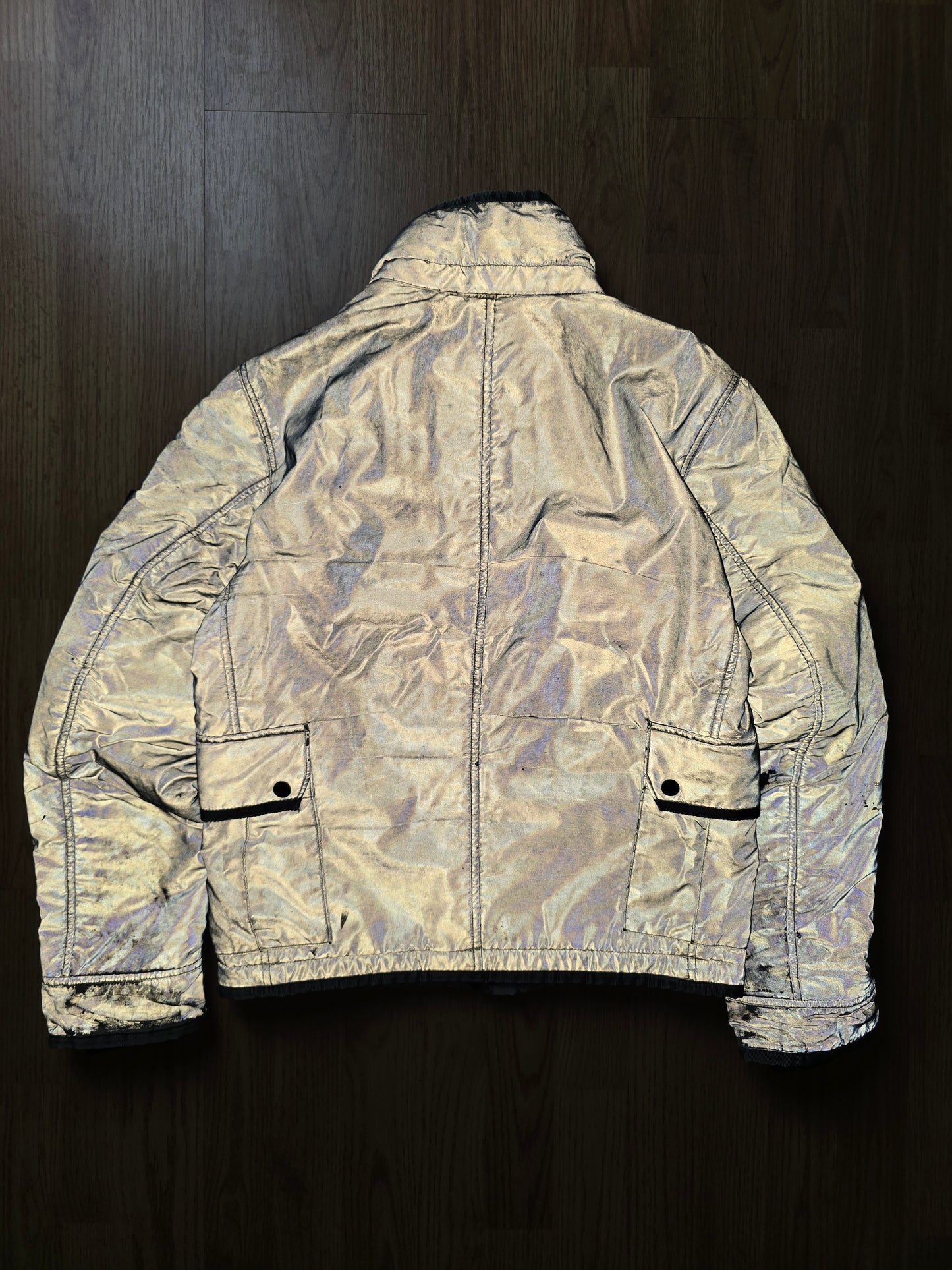 Stone Island 30th Anniversary Liquid Reflective Jacket (S)