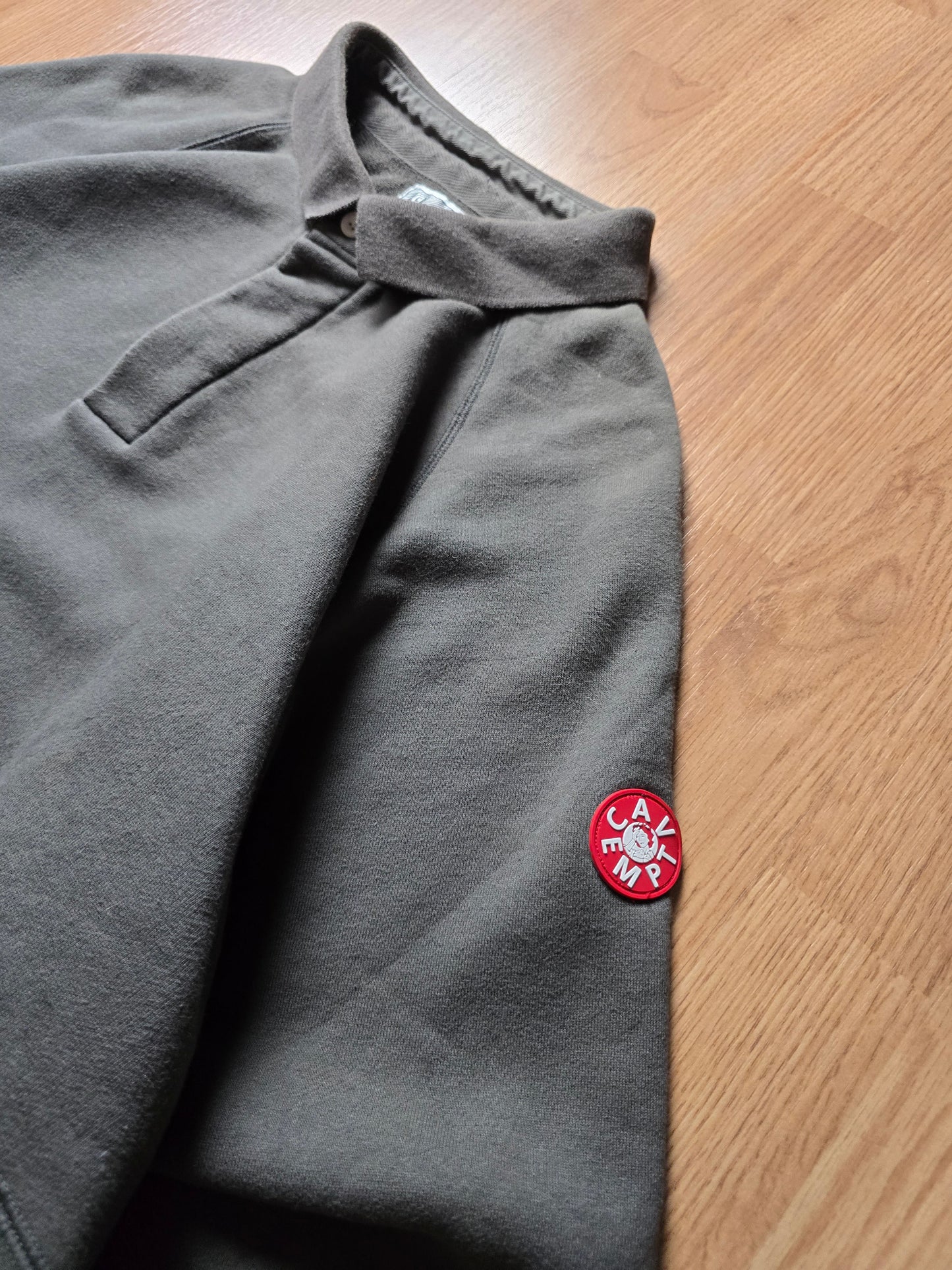 RARE Cav Empt 'Live Wire' Long Sleeve Polo Sweater (XL)