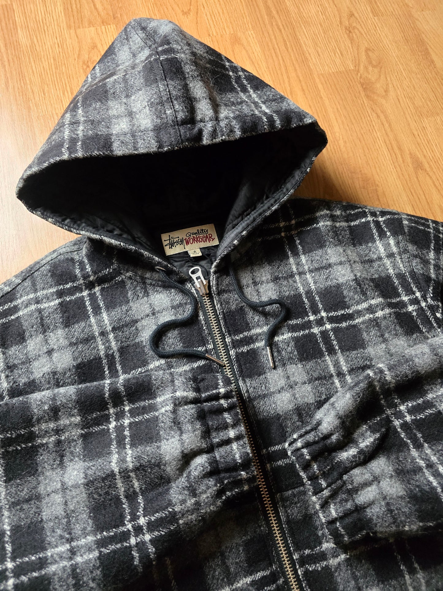 Stussy Wool Plaid Work Jacket (S)