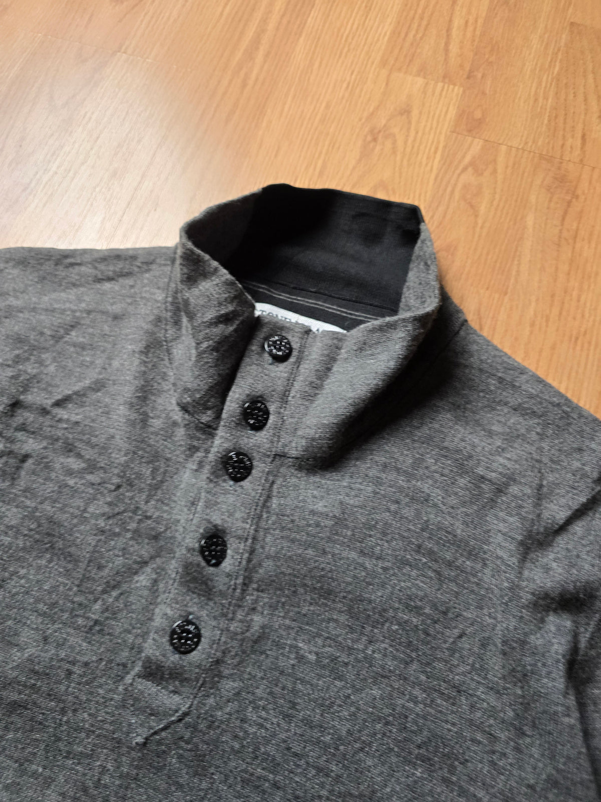 Stone Island 1/4 Button Lightweight Wool Knit Sweater (M)