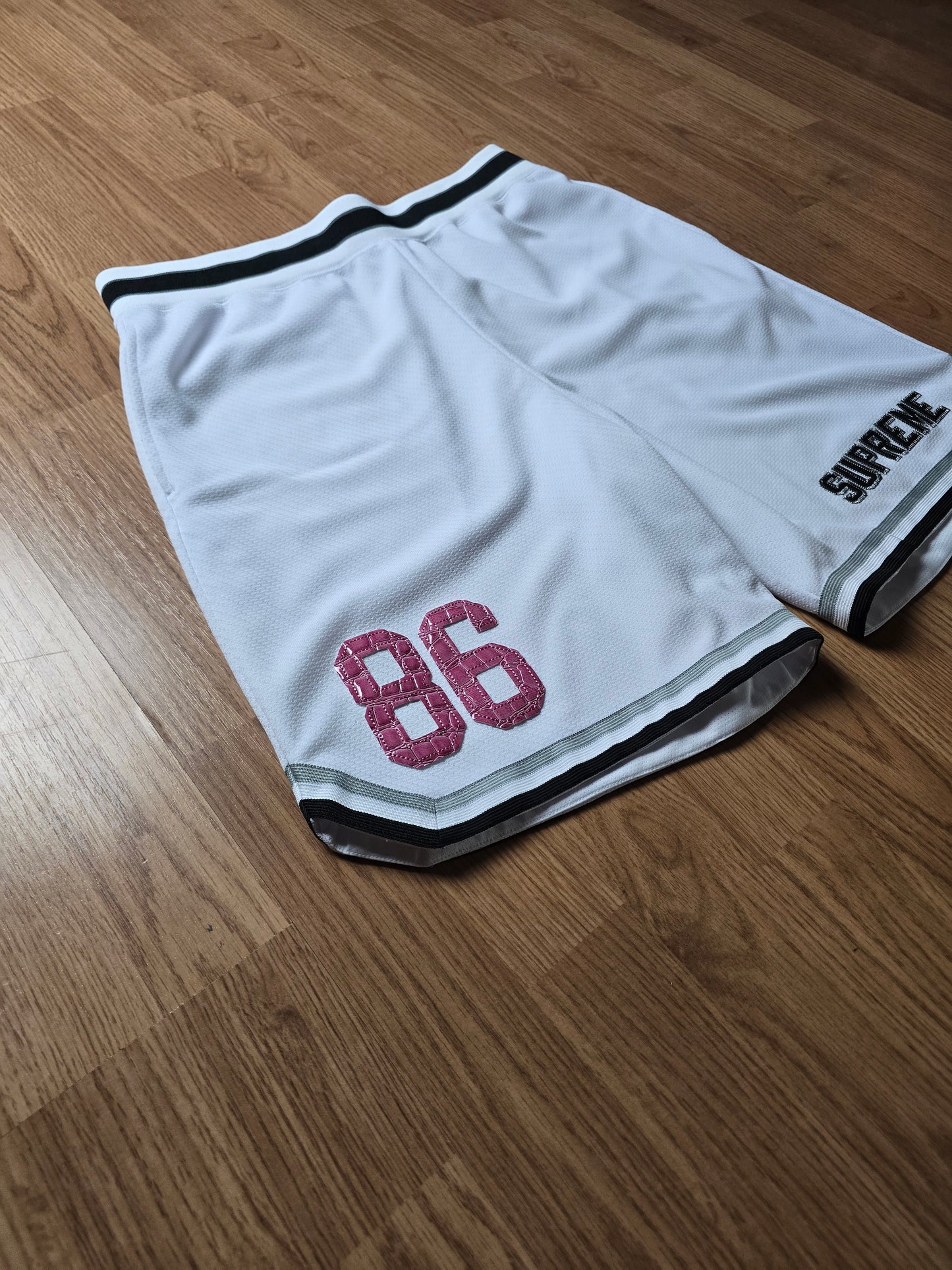 Supreme Faux Crock Mesh Basketball Shorts (S/M)