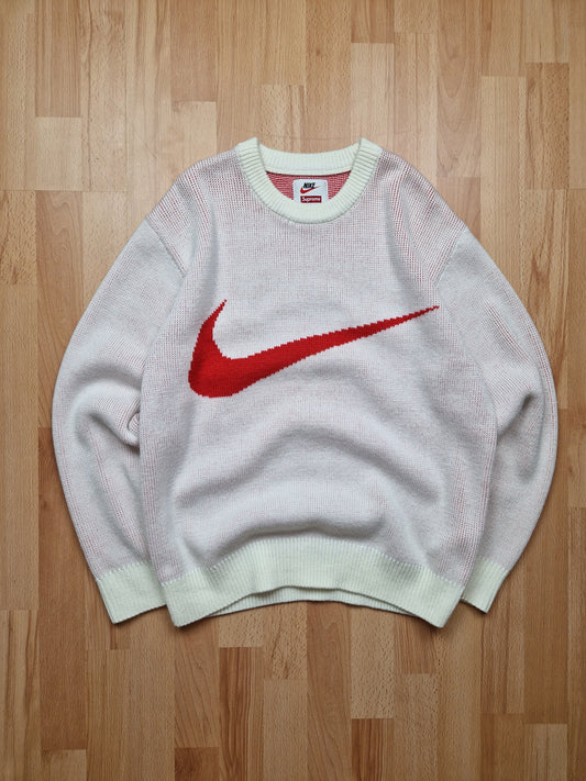 Supreme x Nike Swoosh Knit Sweater (M)