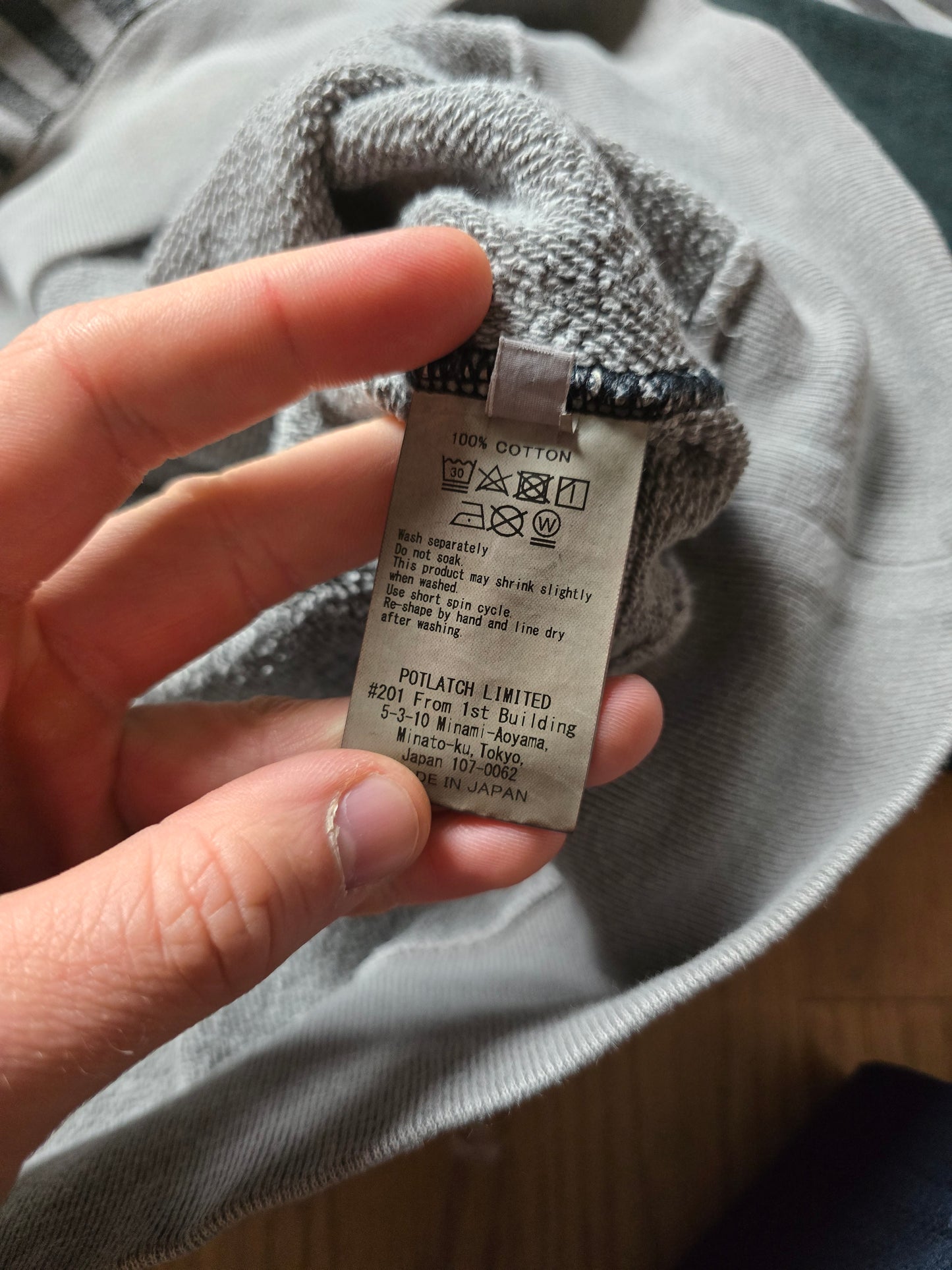 Cav Empt Overdyed Stripe Crewneck Sweatshirt (M/L)