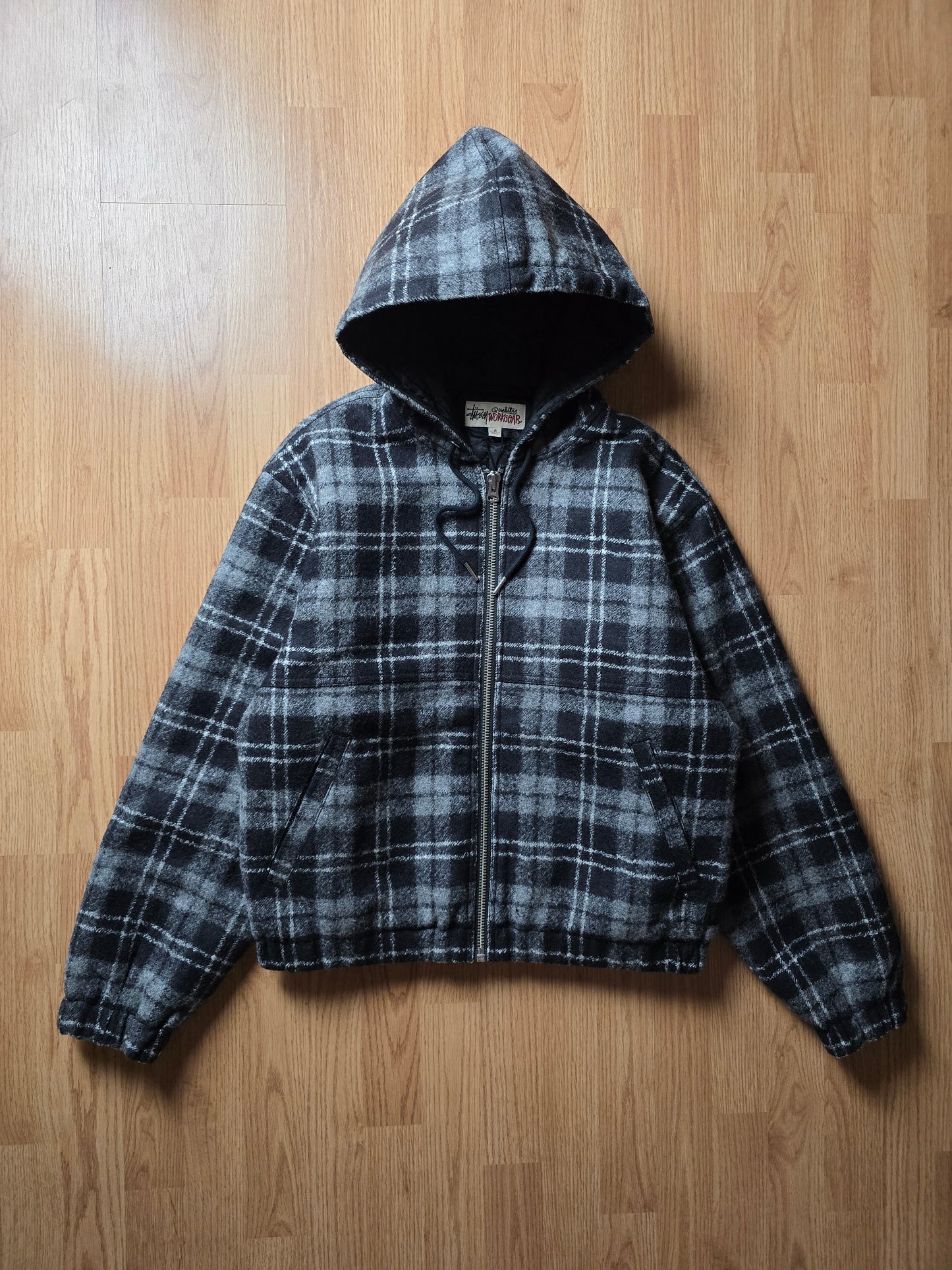 Stussy Wool Plaid Work Jacket (S)