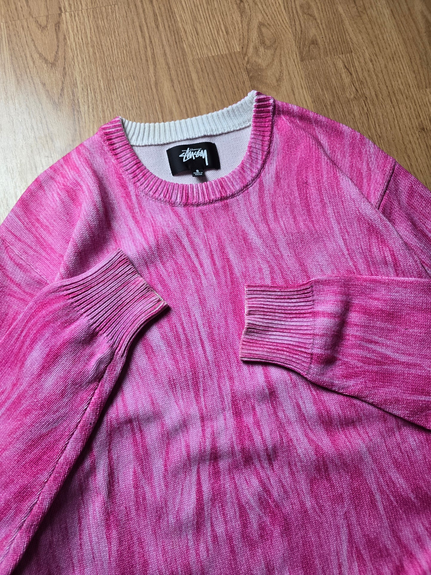 Stussy Printed Fur Knit Sweater (S)