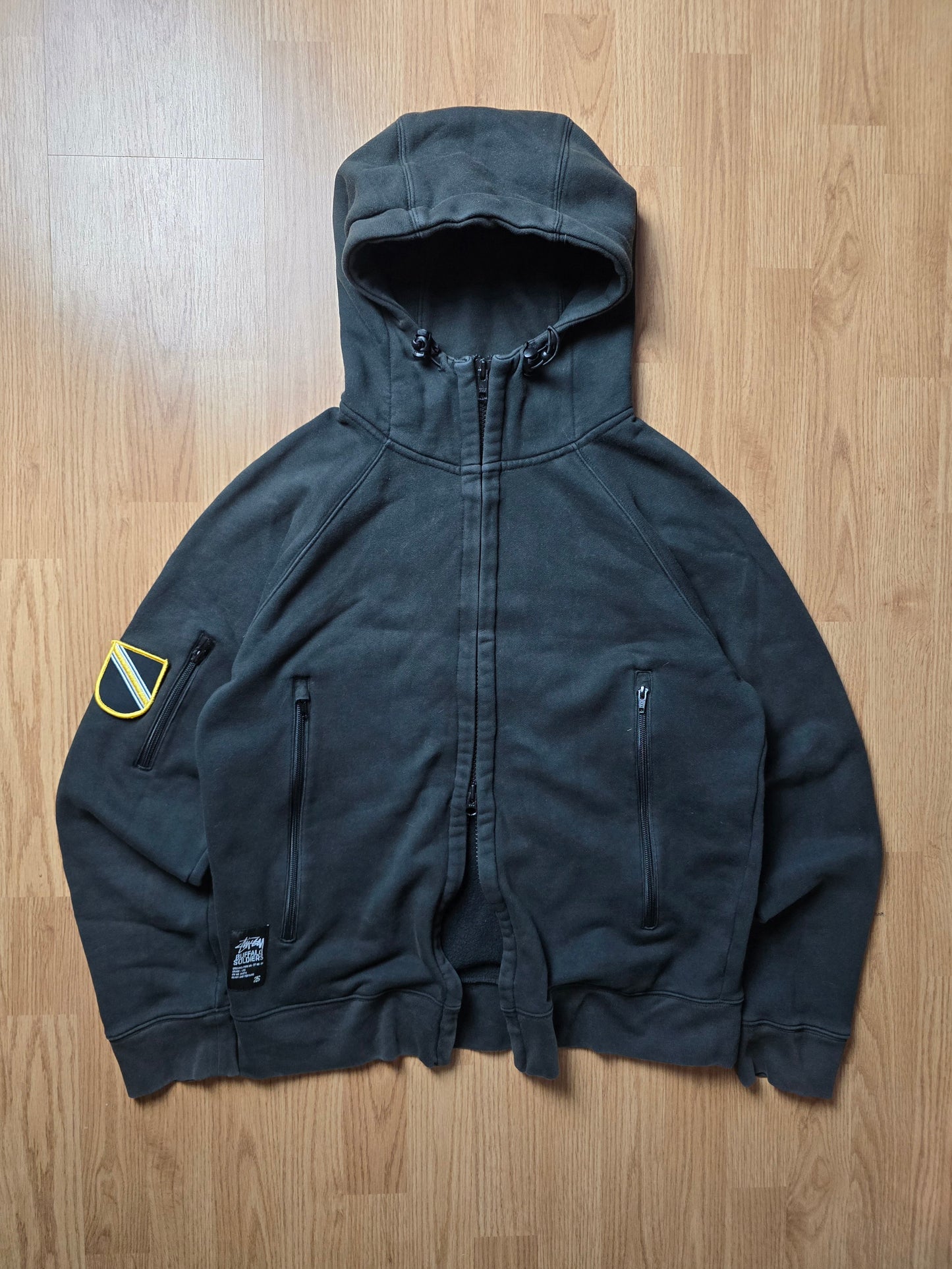 Stussy Buffalo Soldiers Technical Zip Hoodie (M/L)