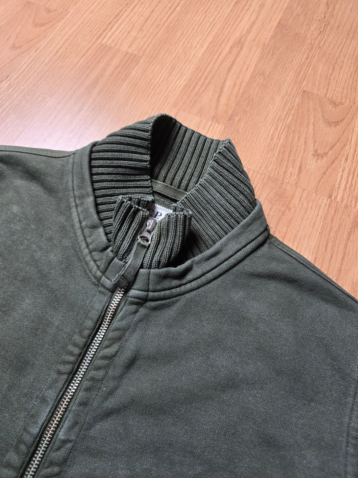 Vintage C.P. Company Embroidered Zip Sweatshirt (M)