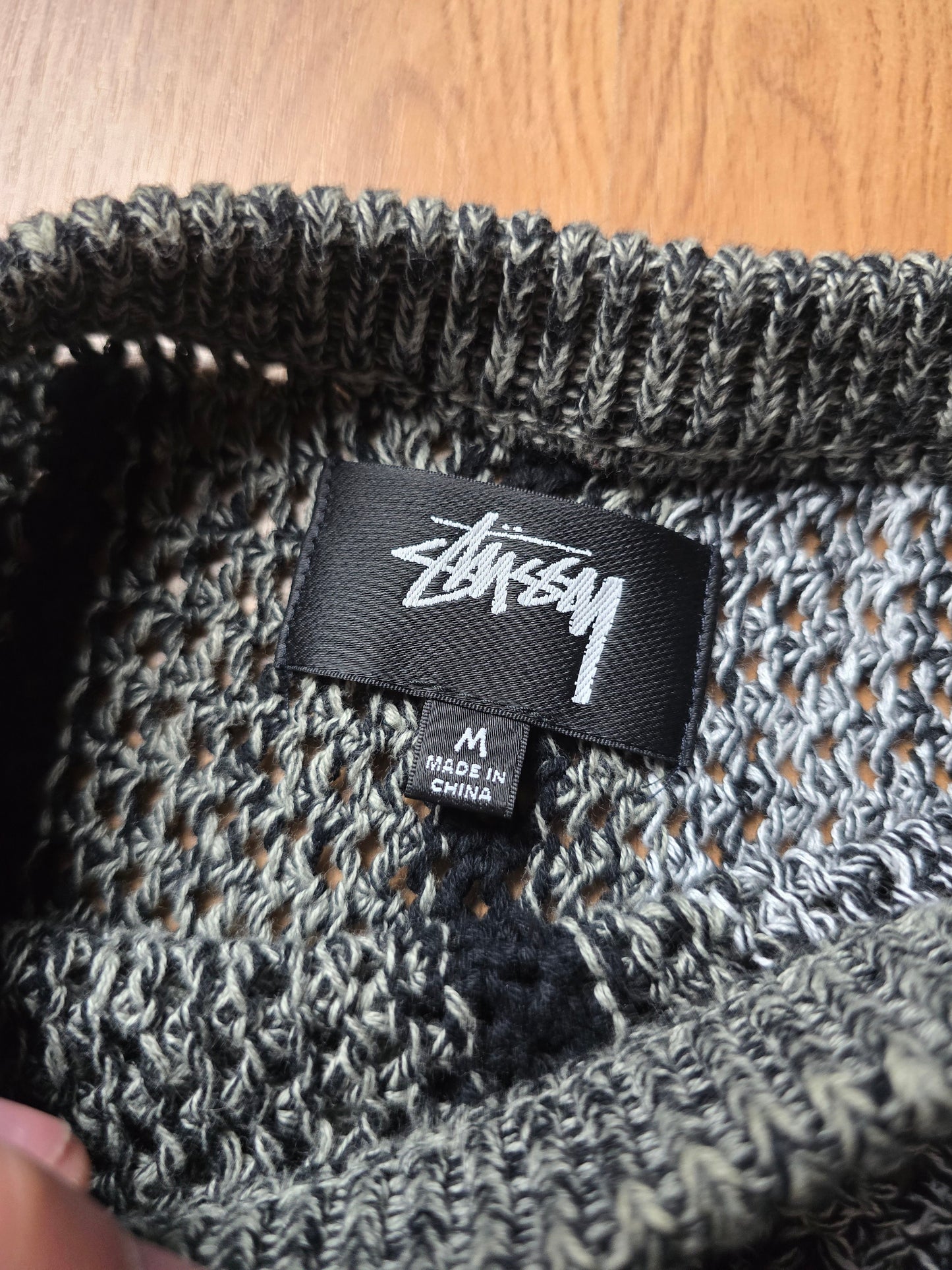 Stussy Baja Loose Gauge Striped Knit Sweater (M)
