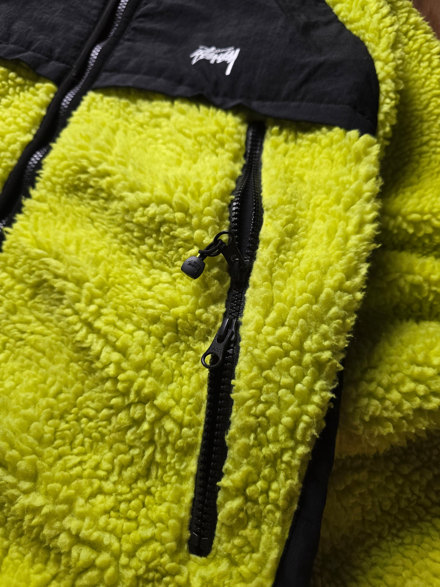 Stussy Sherpa Panelled Hooded Jacket (L)