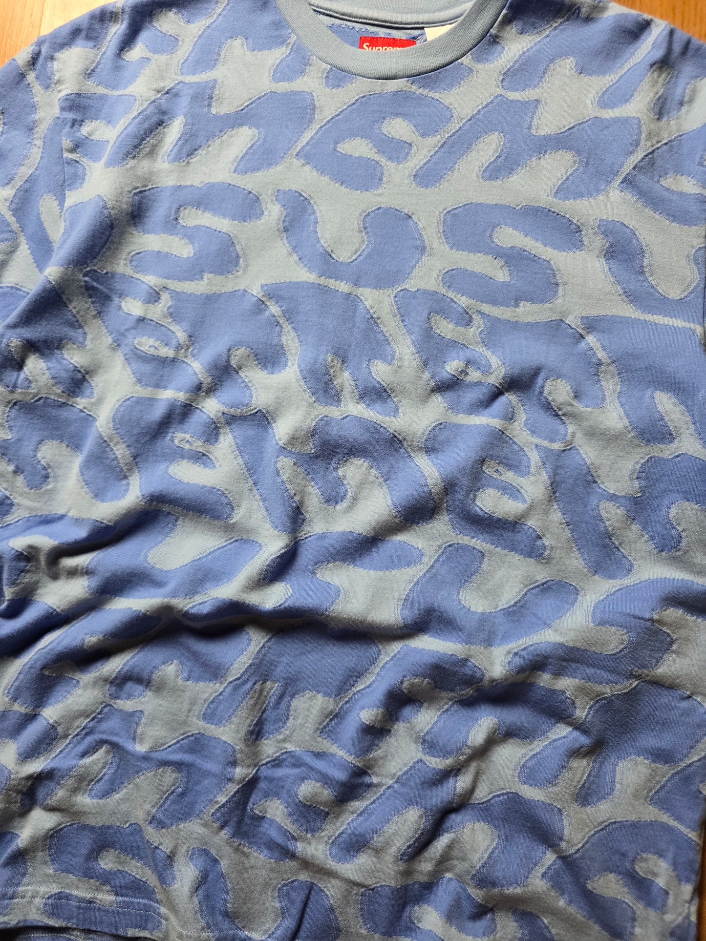 Supreme Stacked Intarsia S/S T-shirt (M/L)