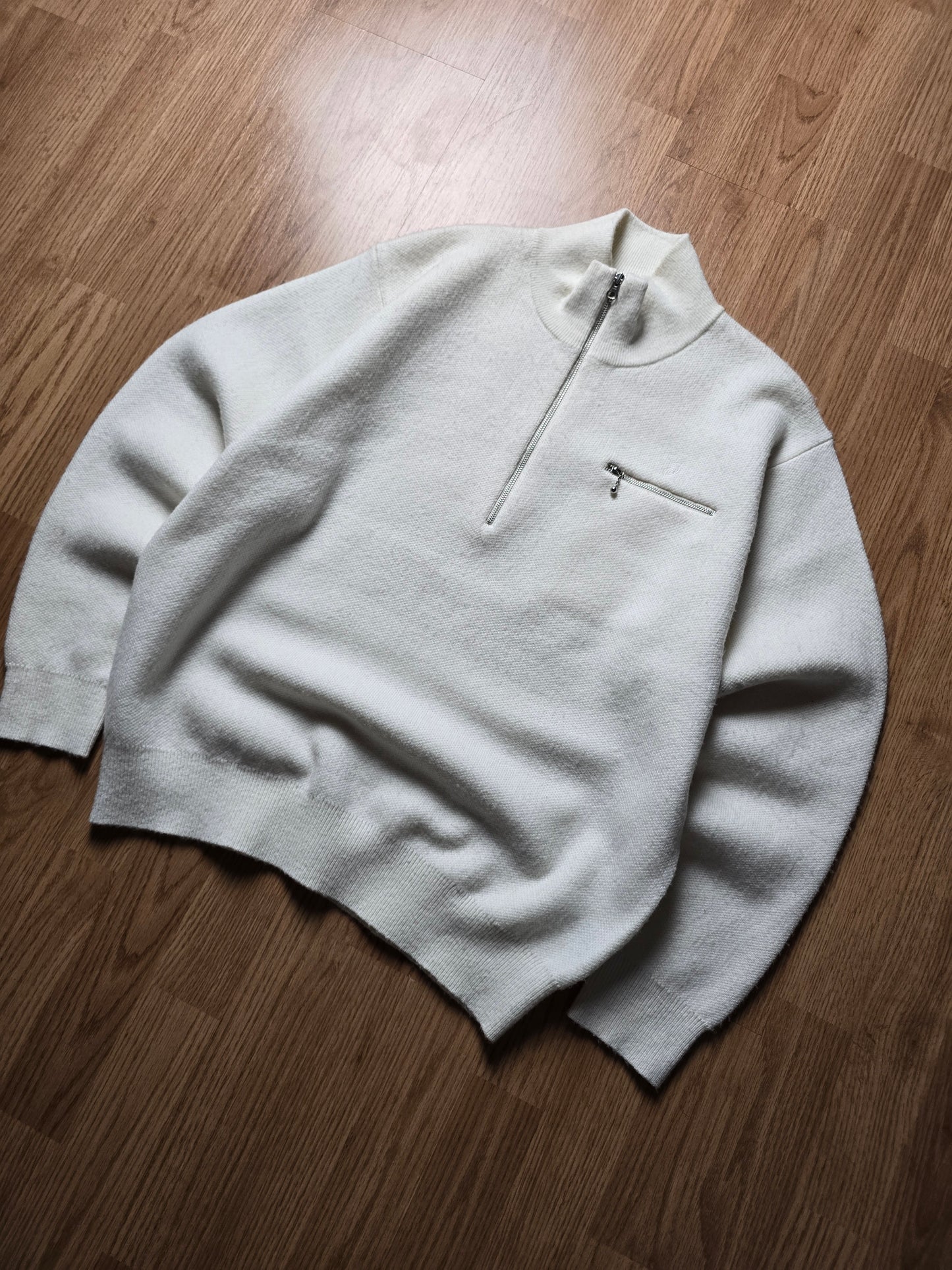 Stussy Half Zip Mock Neck Sweater (S/M)