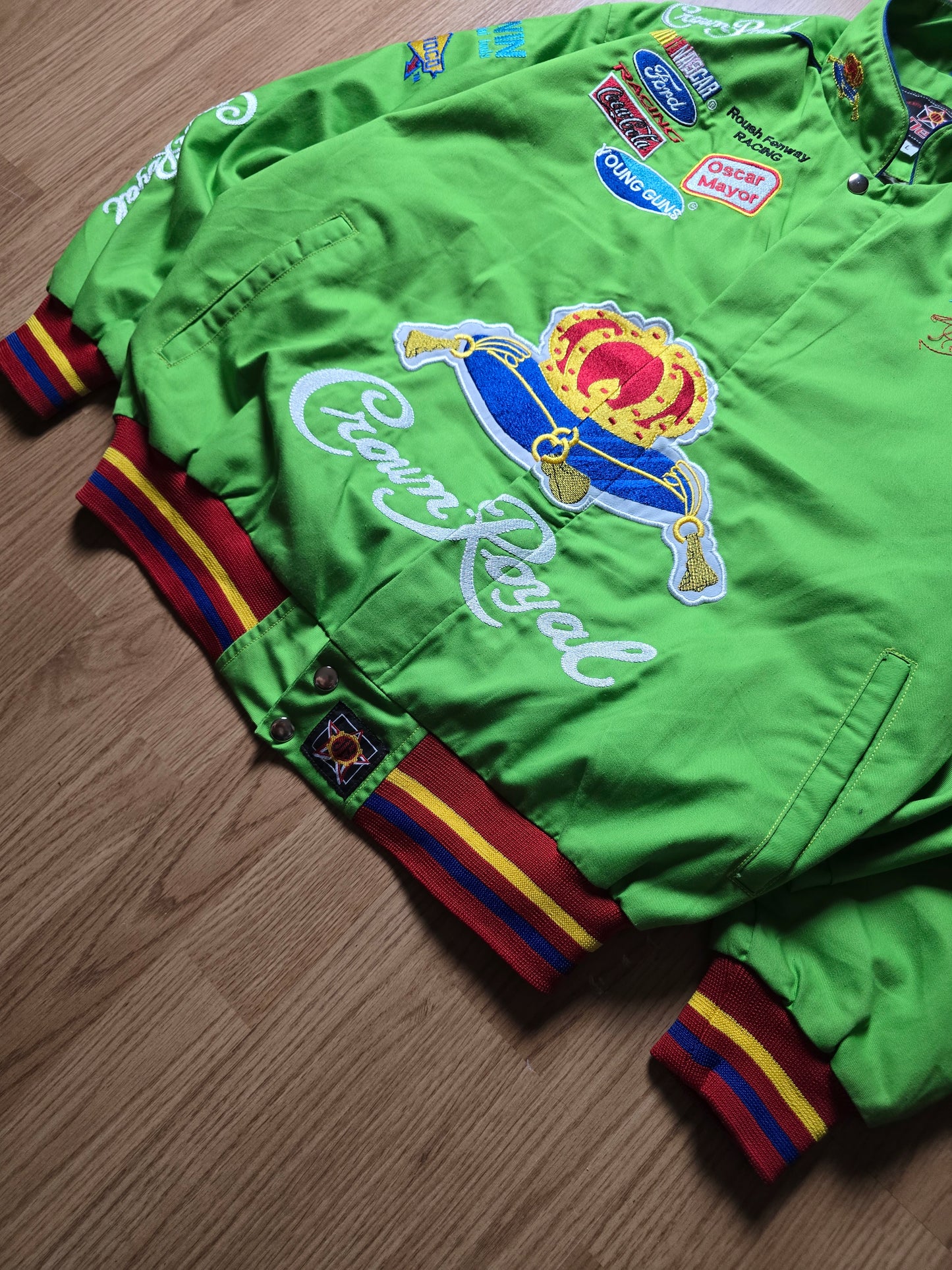 Vintage Crown Royal Nascar Racing Jacket (L)