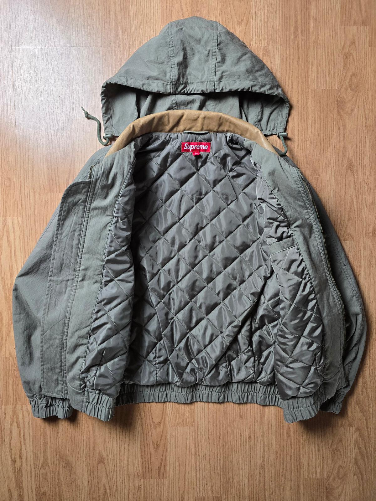 Supreme Leather Colar Utility Jacket (S/M)