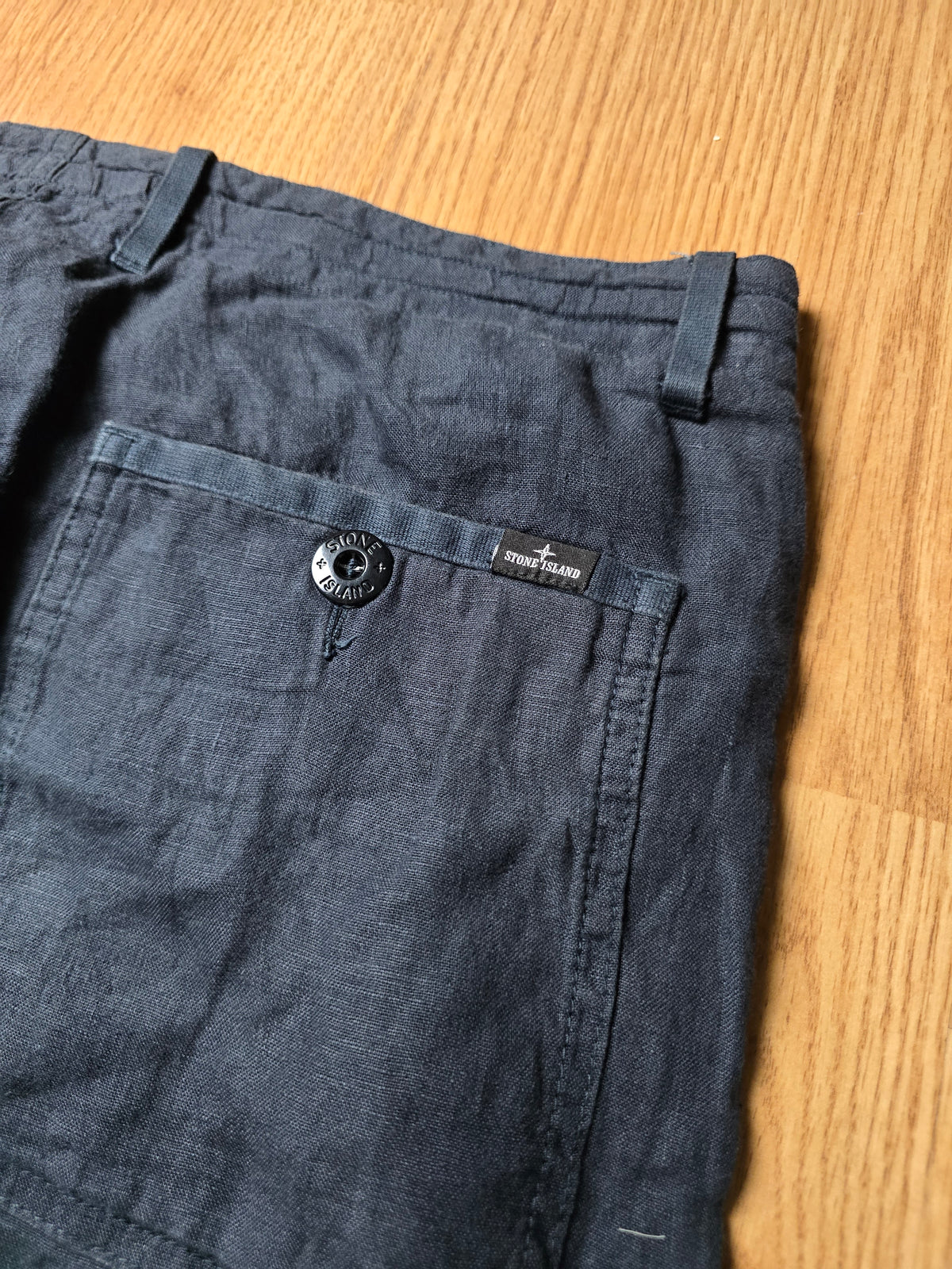 Stone Island Baggy Lino Flax/Linen Pants (34x34)