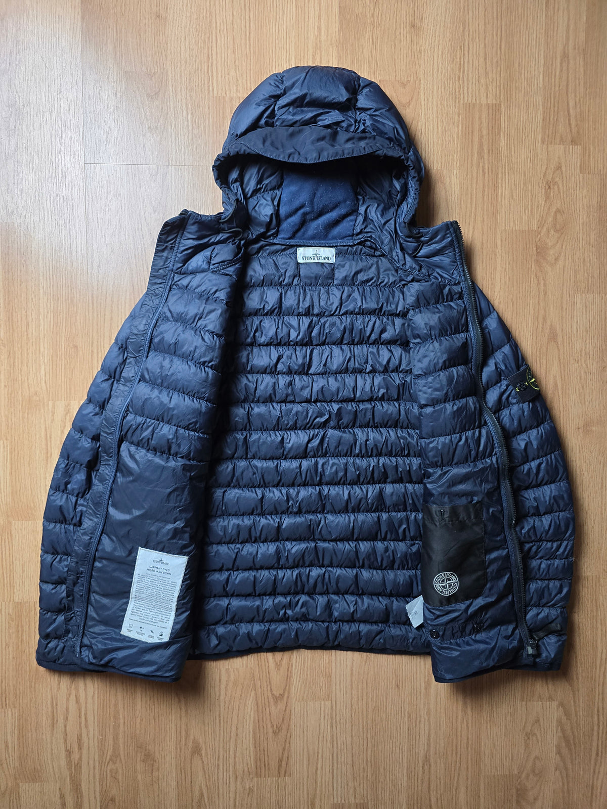 Stone Island Garment Dyed Micro Yarn Down Puffer Jacket (L)