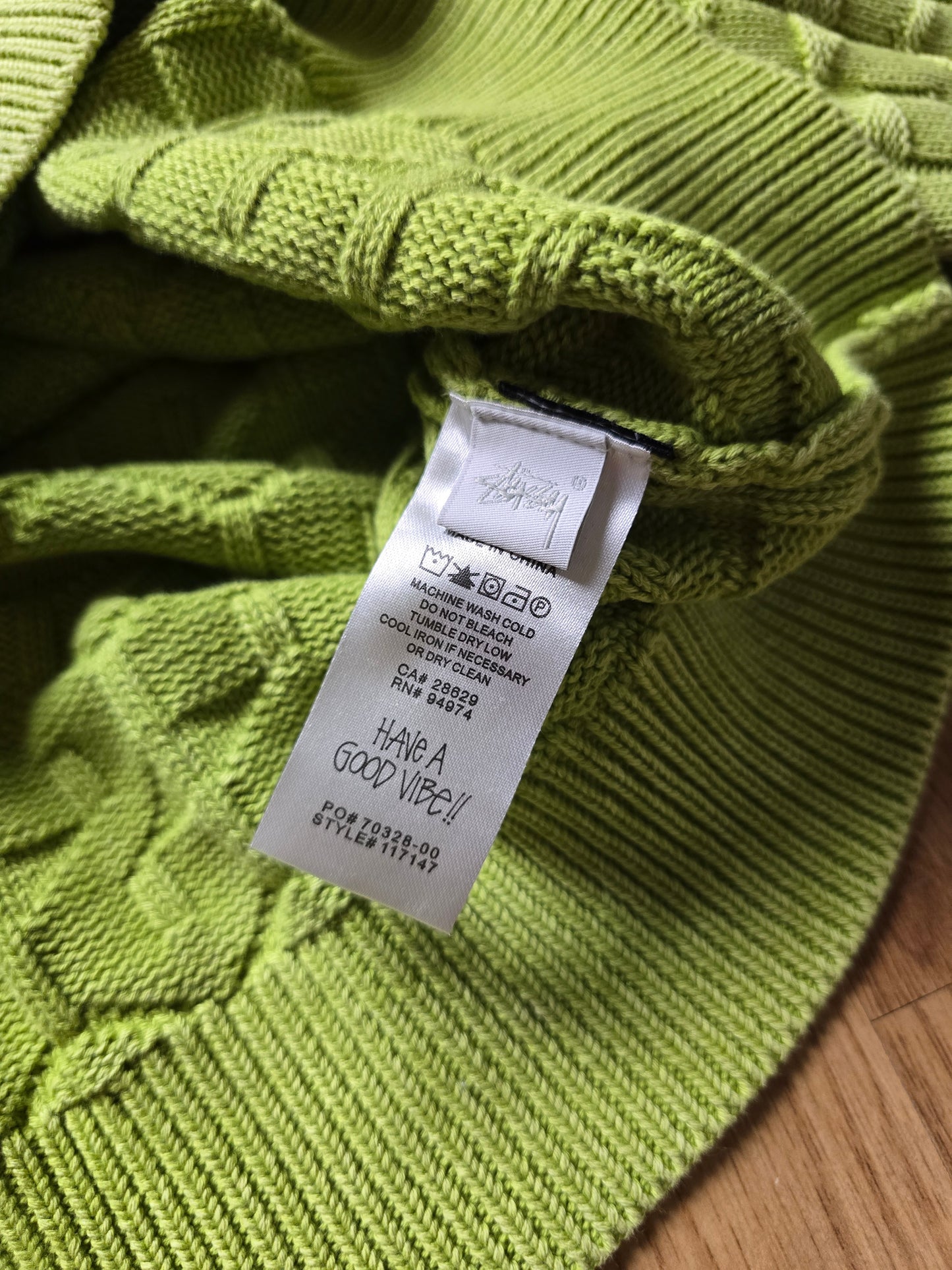 Stussy S Strand Knit Sweater (L)