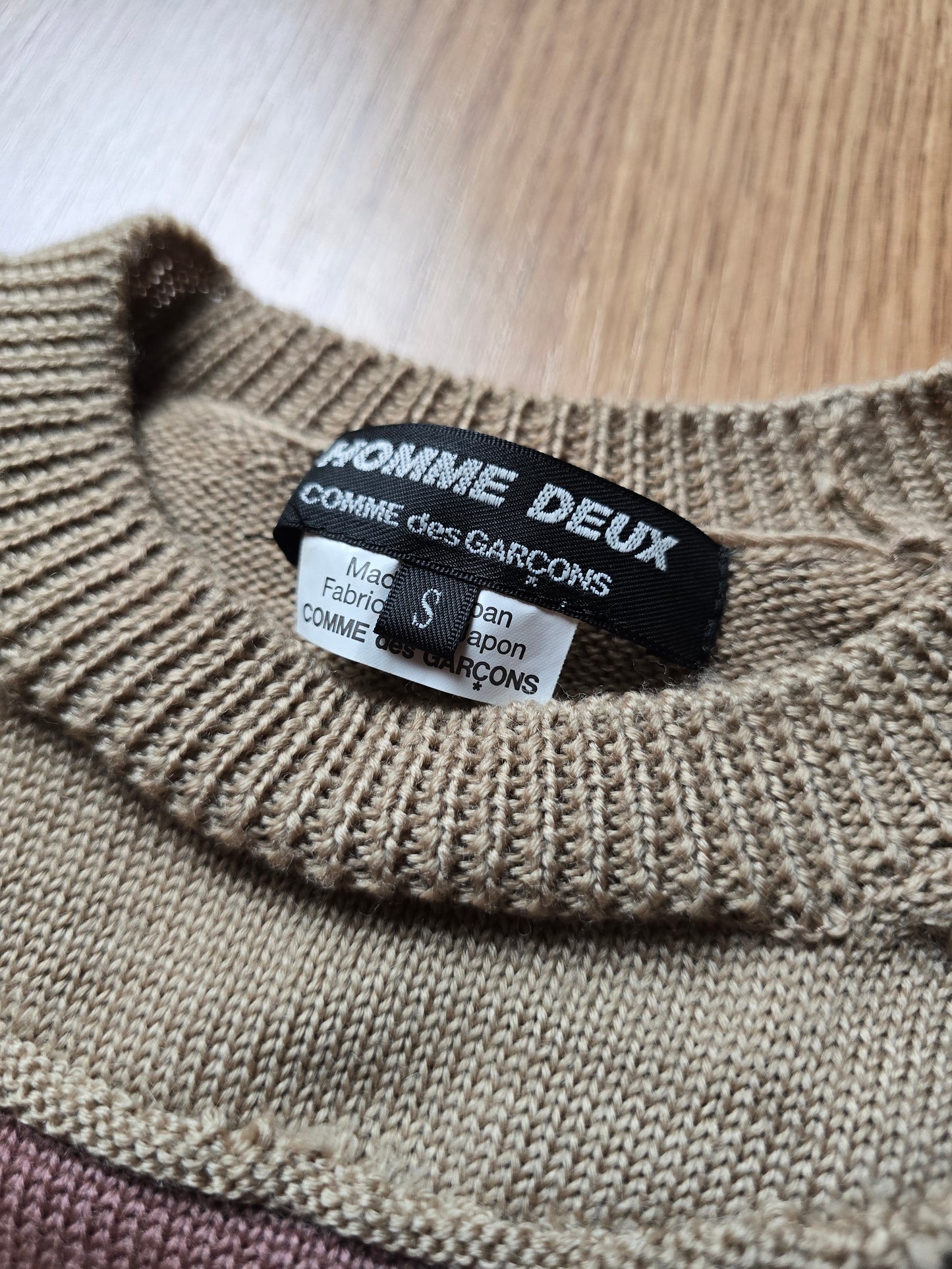 Comme Des Garcon Homme Deux Abstract Knit Sweater (S)