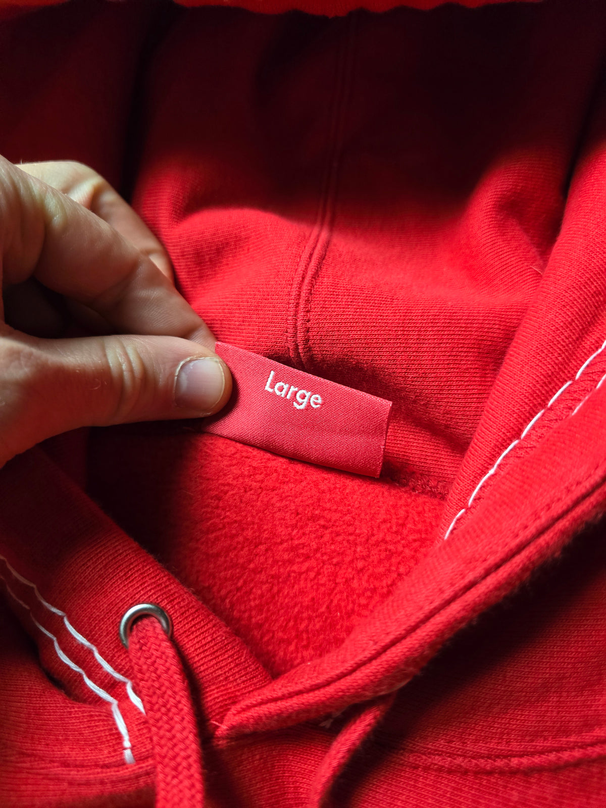 Supreme Big Stitch Hoodie (L)