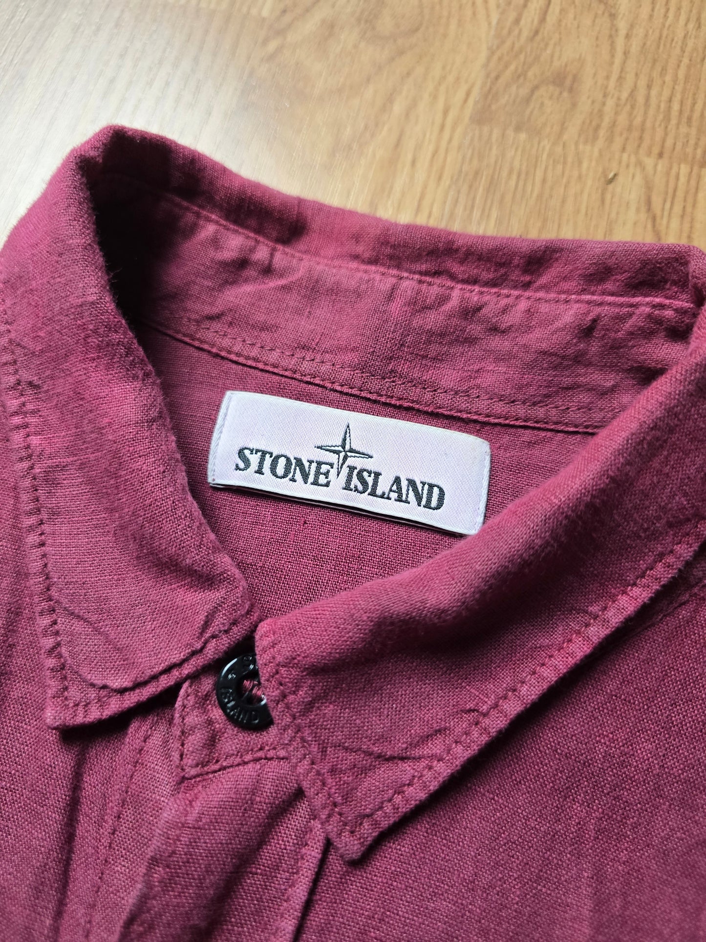 Vintage Stone Island Garment Dyed Linen LS Shirt (S/M)
