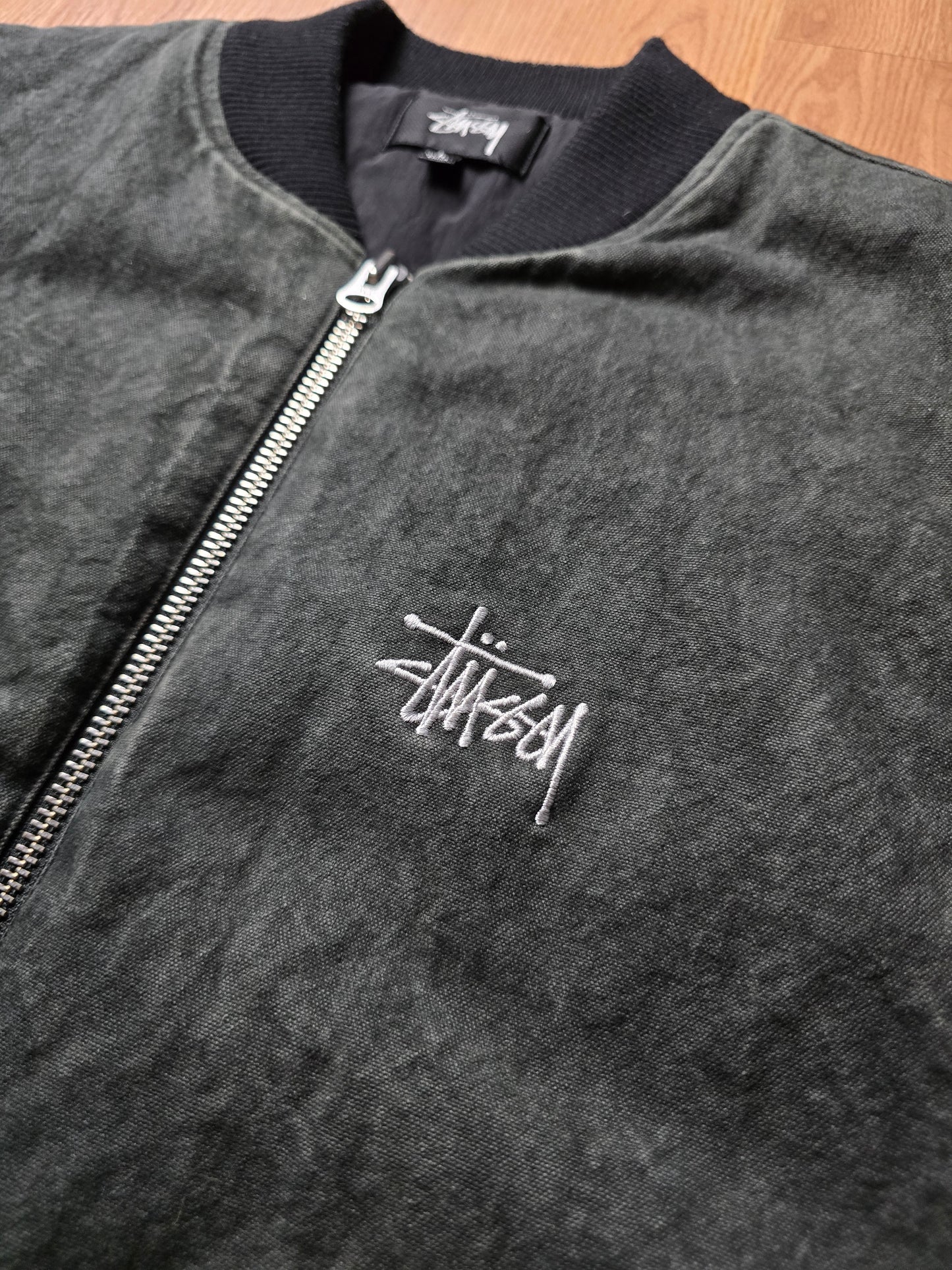 Stussy Primaloft Washed Canvas Gilet/Vest (L)
