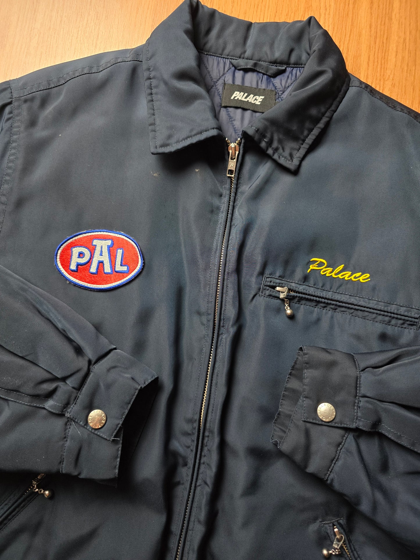 Palace Mechanic Quilt Lined Bomber Jacket (M/L)