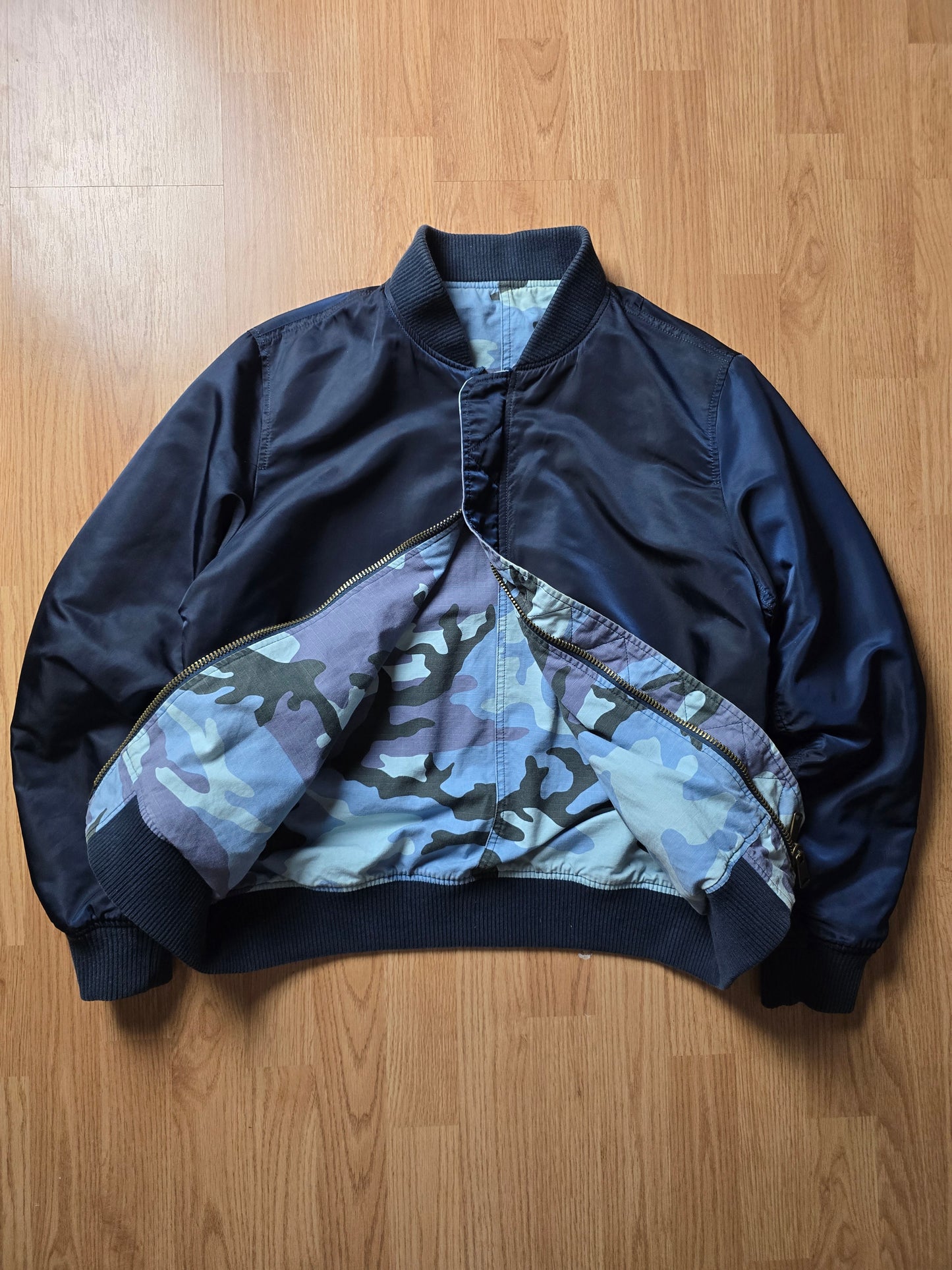 Supreme Reversible MA-1 Cotton Camo Bomber Jacket (M)