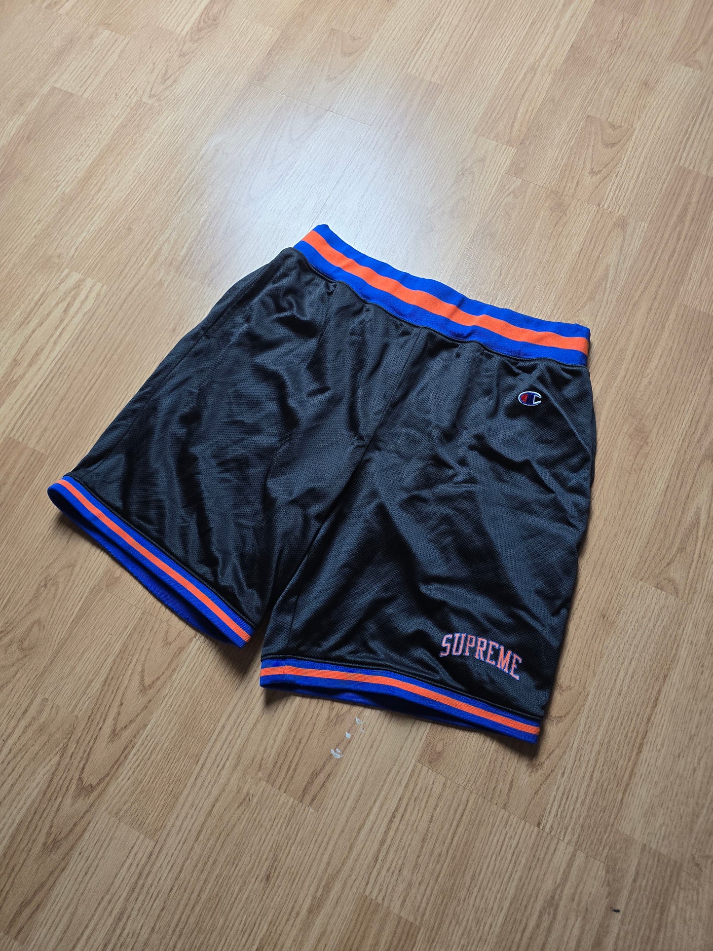 Supreme x Champion Knicks Mesh Basketball Shorts (S/M)