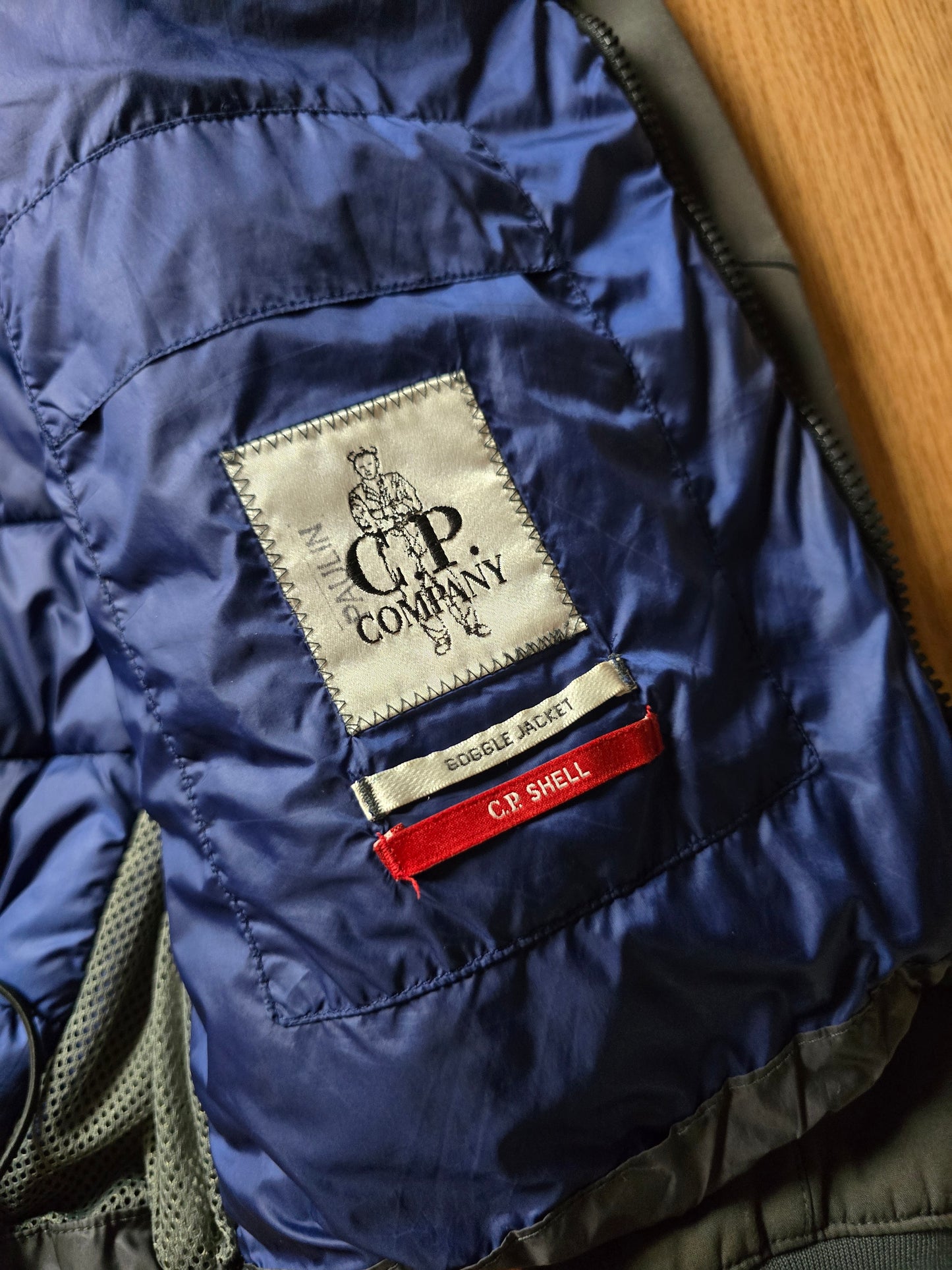 C.P. Company Hybrid Soft Shell Goggle Jacket (L)