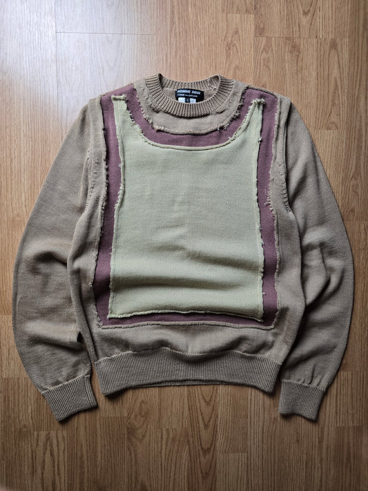 Comme Des Garcon Homme Deux Abstract Knit Sweater (S)