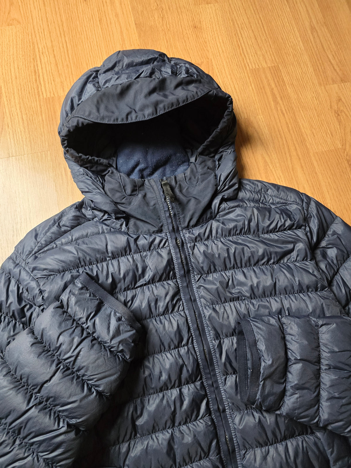 Stone Island Garment Dyed Micro Yarn Down Puffer Jacket (L)