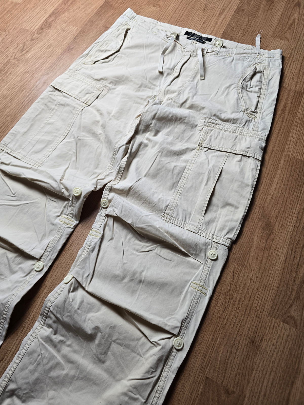 Vintage Stone Island Denims Baggy Technical Cargo Pants (34x33)