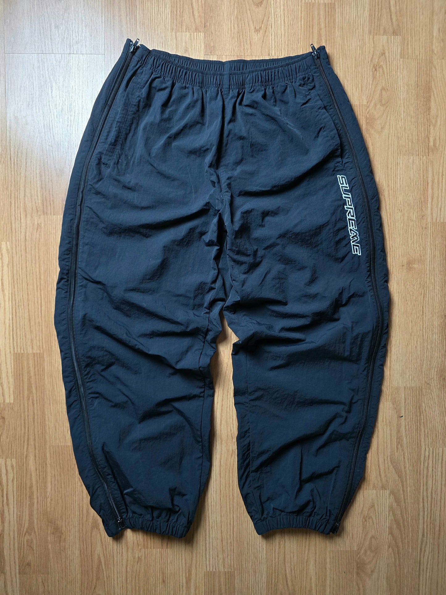 Supreme Full Zip Baggy Warm Up Track Pants (L)