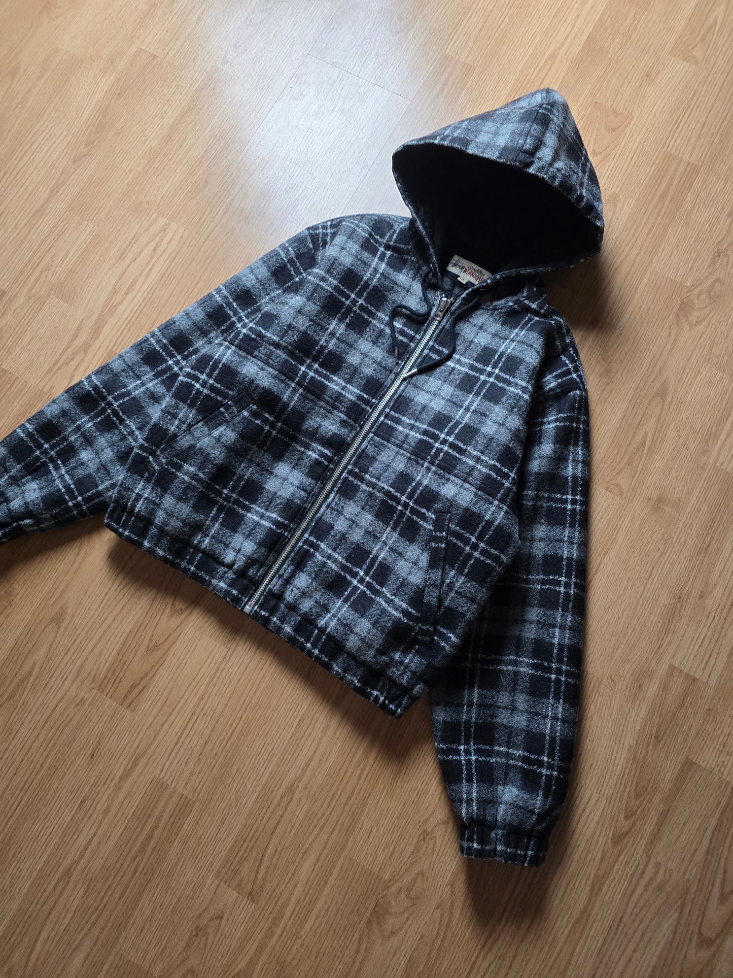 Stussy Wool Plaid Work Jacket (S)